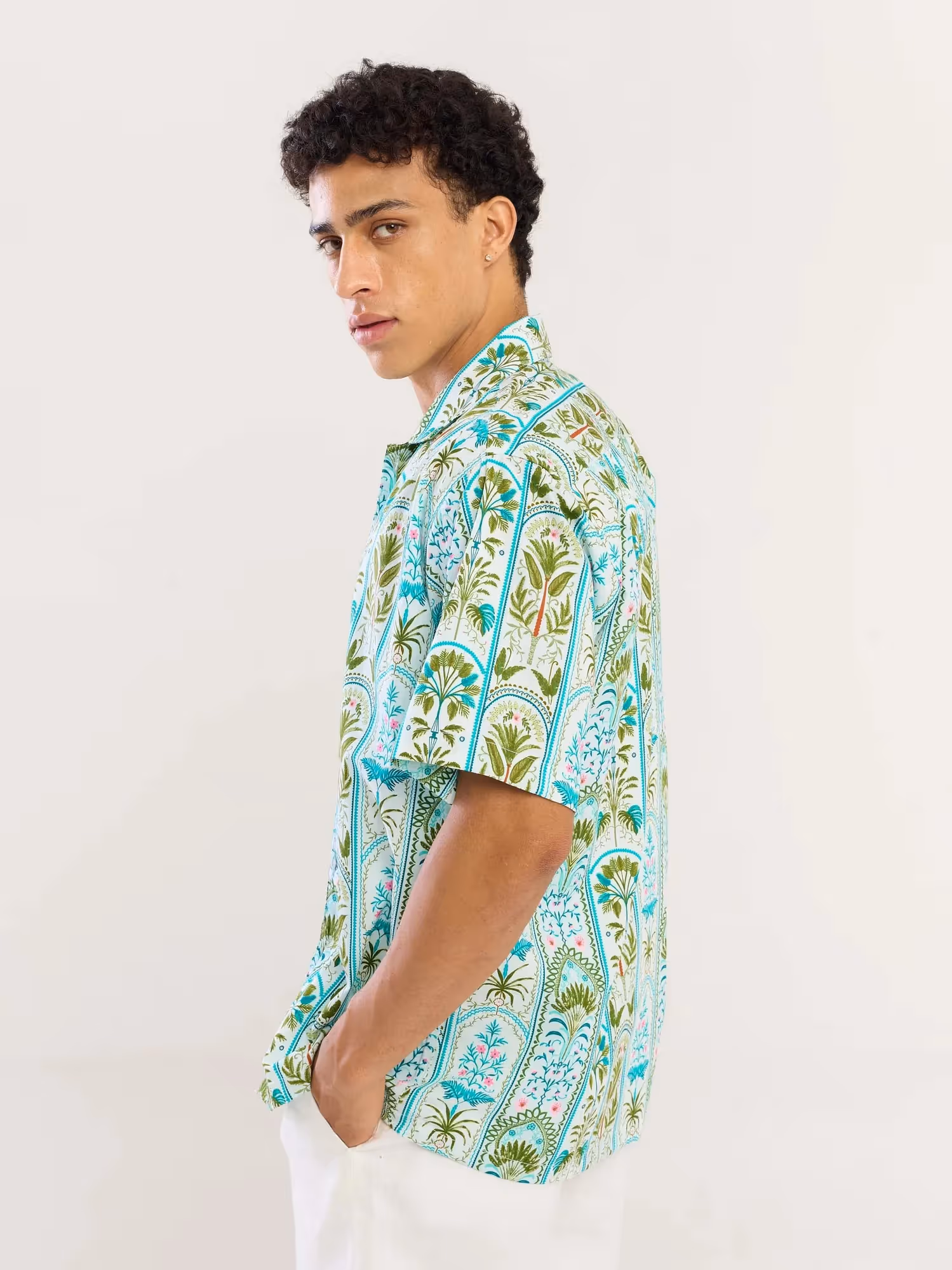Amalfi Garden Printed Shirt  image 4