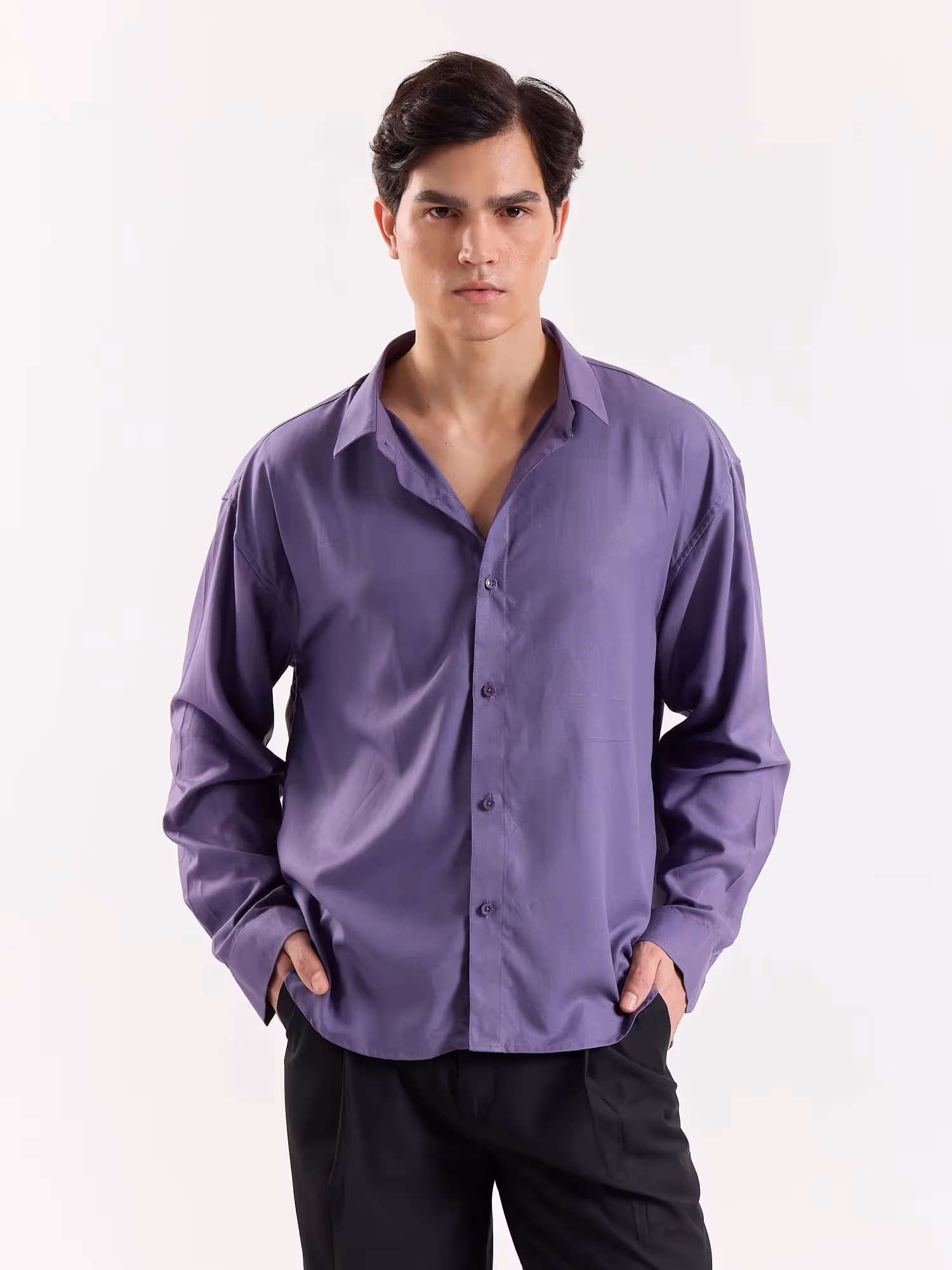 Amethyst Drape Shirt image 2