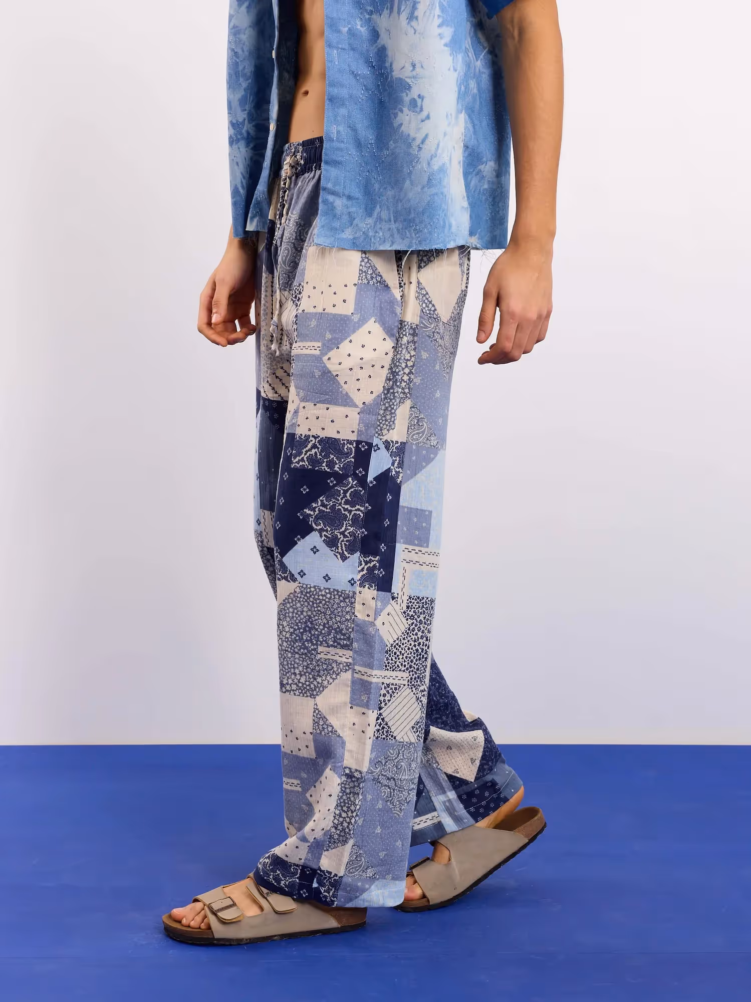 Bandana Gauze Pull-on Pants  image 5