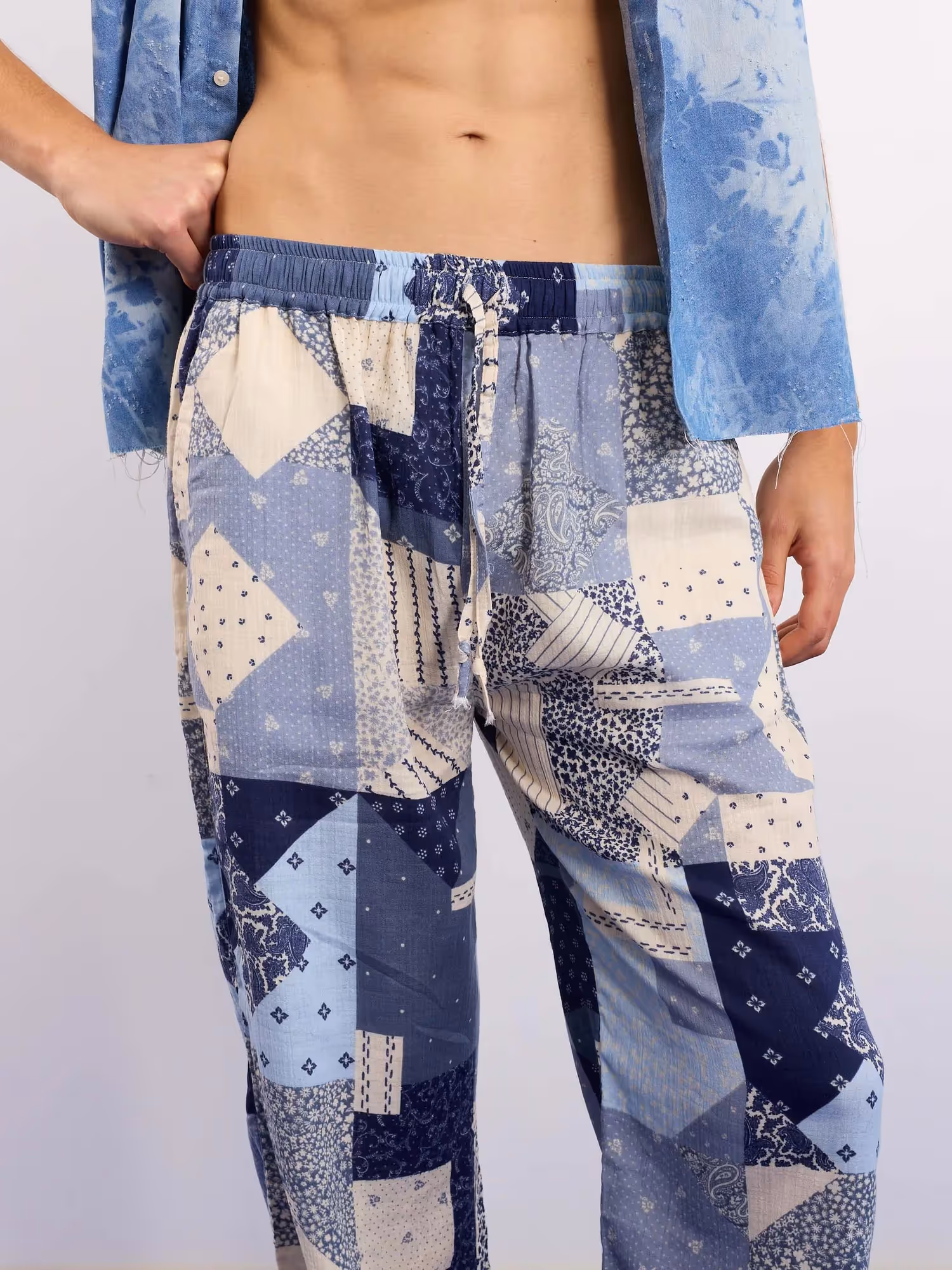 Bandana Gauze Pull-on Pants  image 7