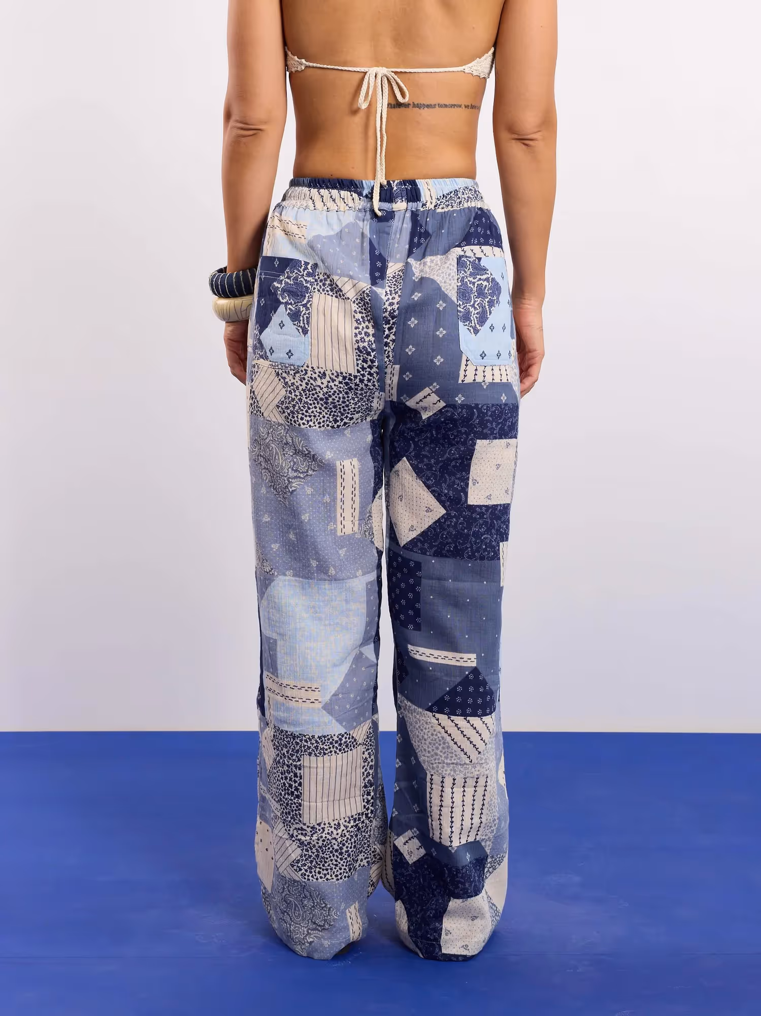 Bandana Gauze Pull-on Pants  image 8