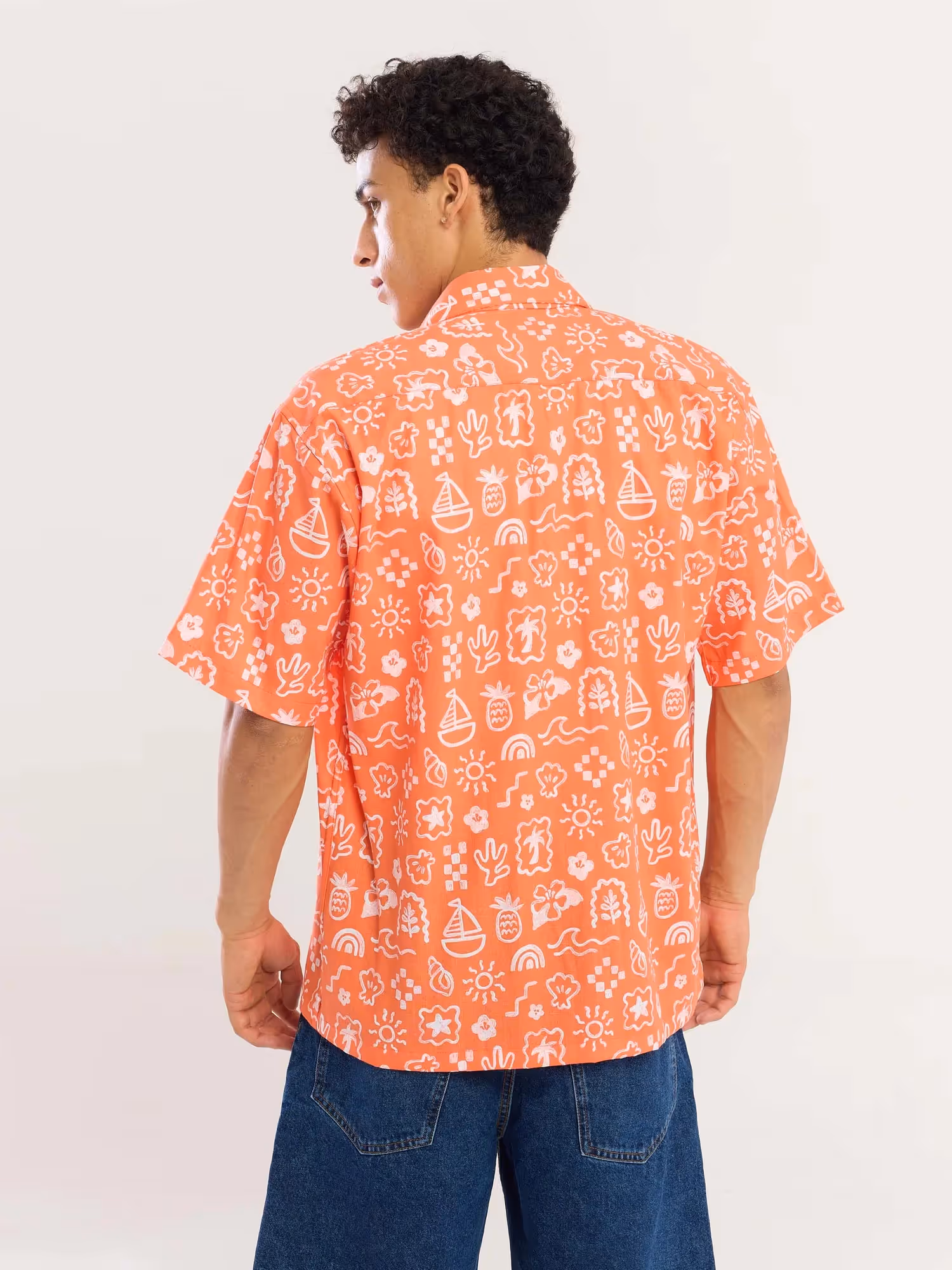 Beach Paradise Doodle Printed Shirt image 6