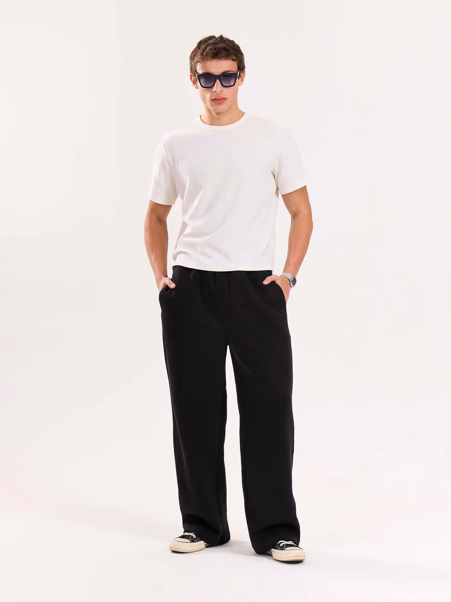 Black Fleece Sweatpants image 1