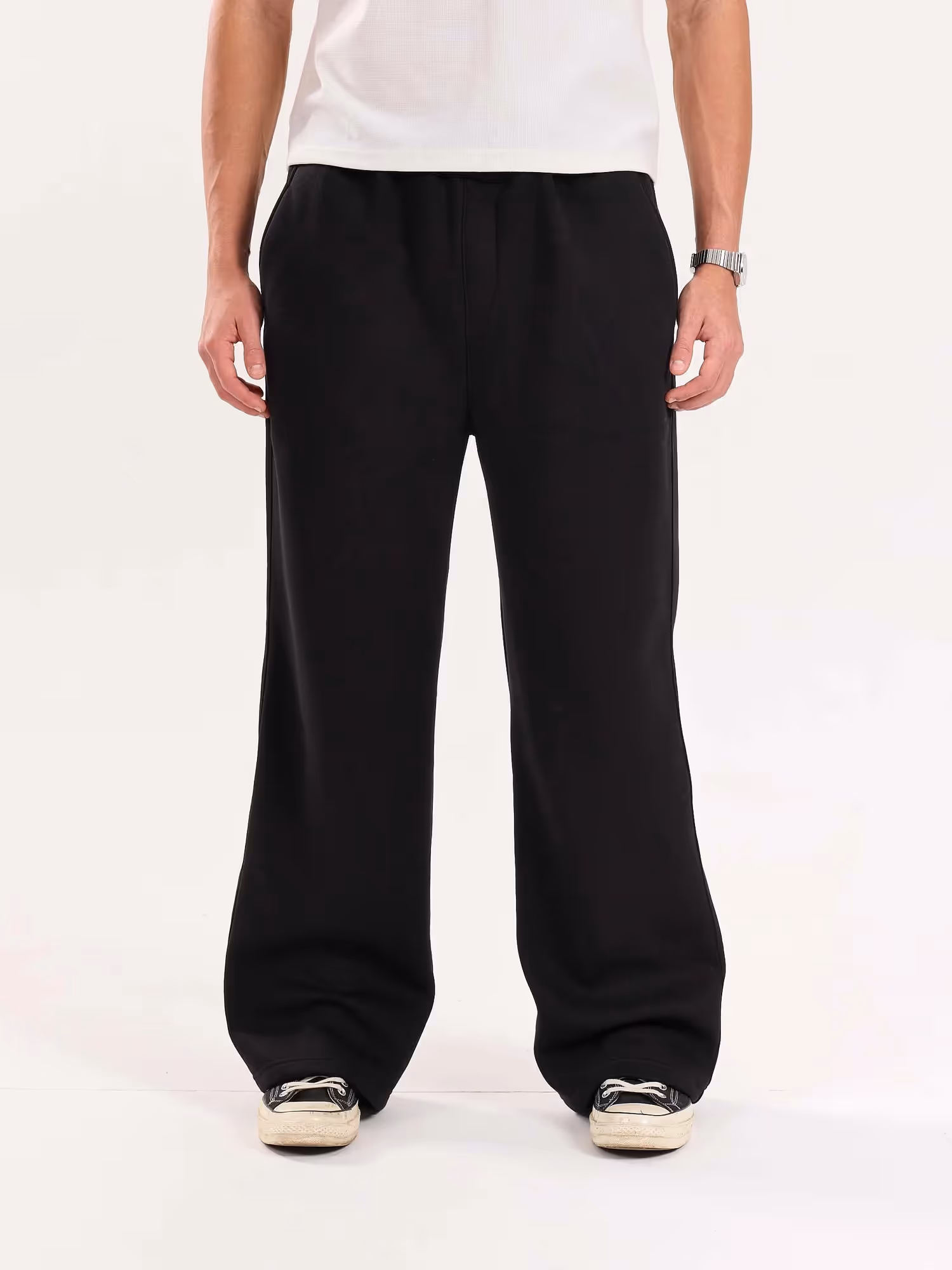 Black Fleece Sweatpants image 2