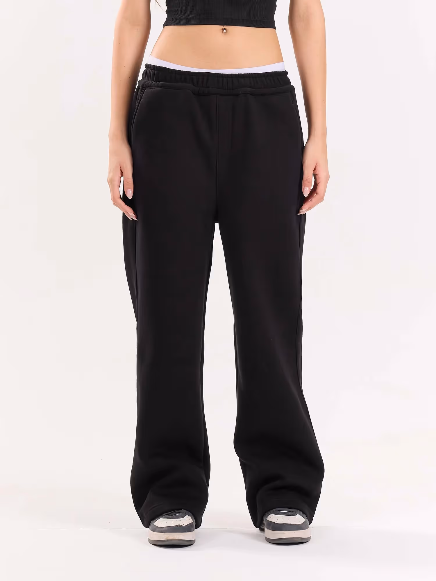 Black Fleece Sweatpants image 4