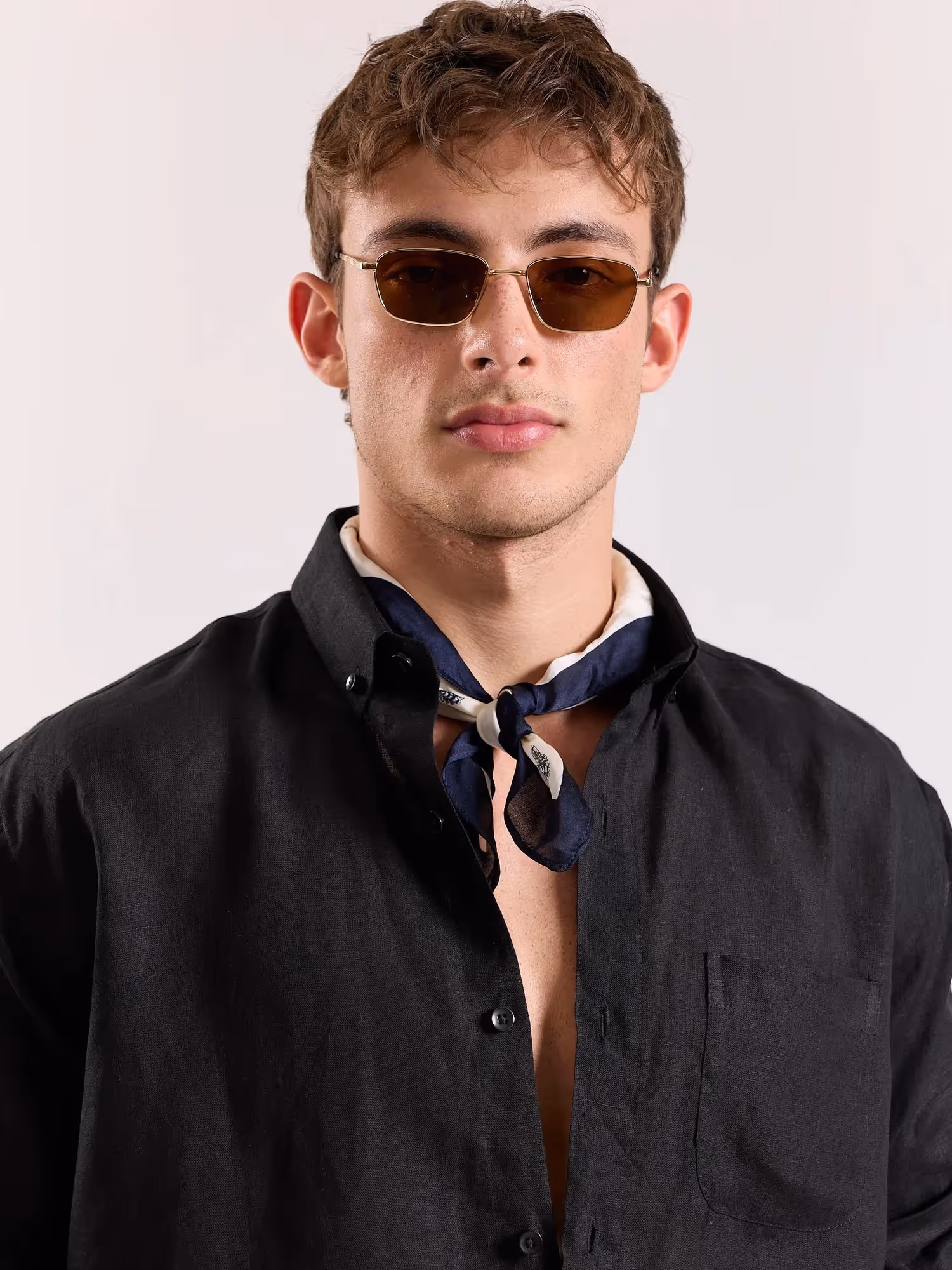 Black Irish Linen Shirt image 6