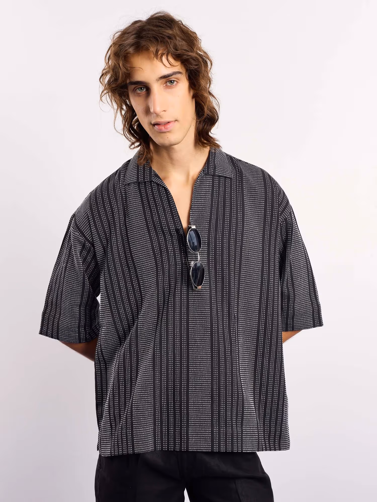 Black Kantha Pullover image 3