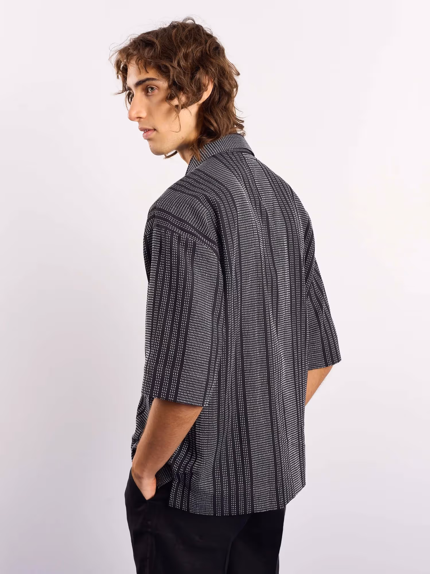 Black Kantha Pullover image 8