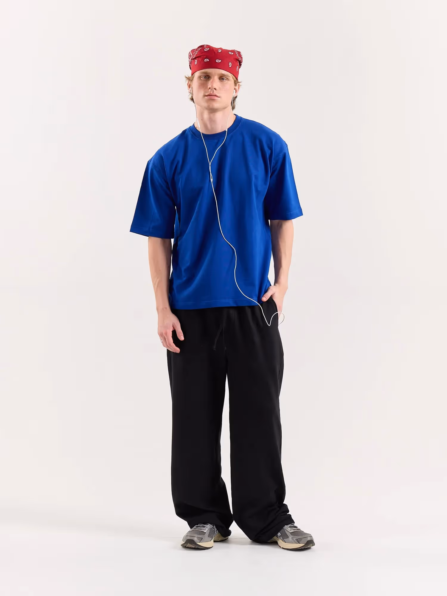 Black Loose Fit Sweatpants image 1