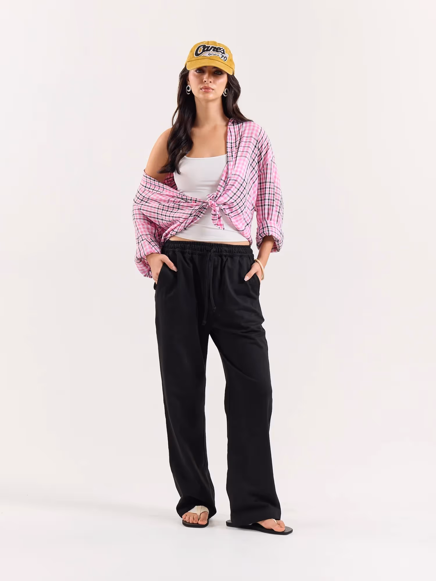 Black Loose Fit Sweatpants image 2