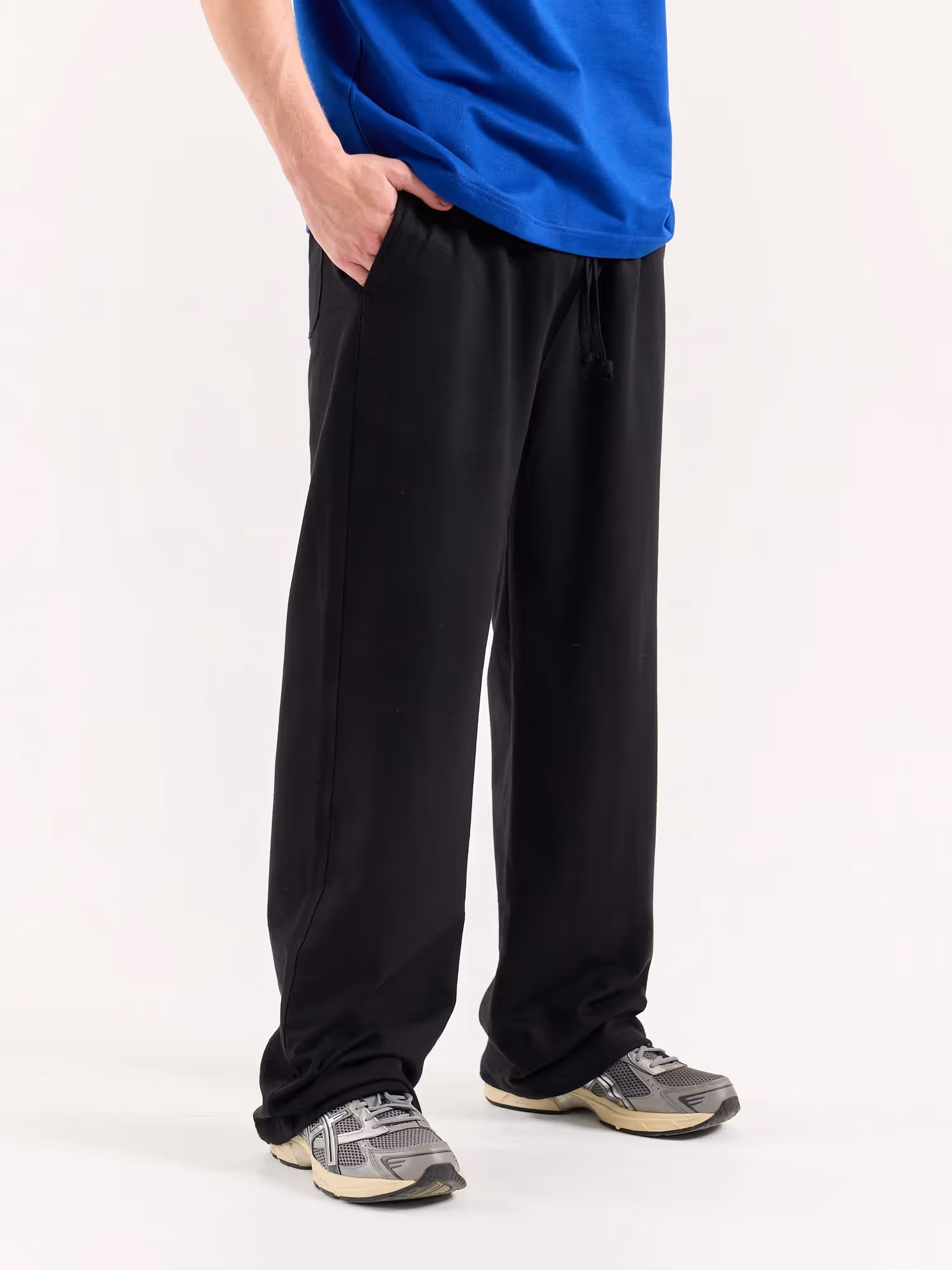 Black Loose Fit Sweatpants image 5