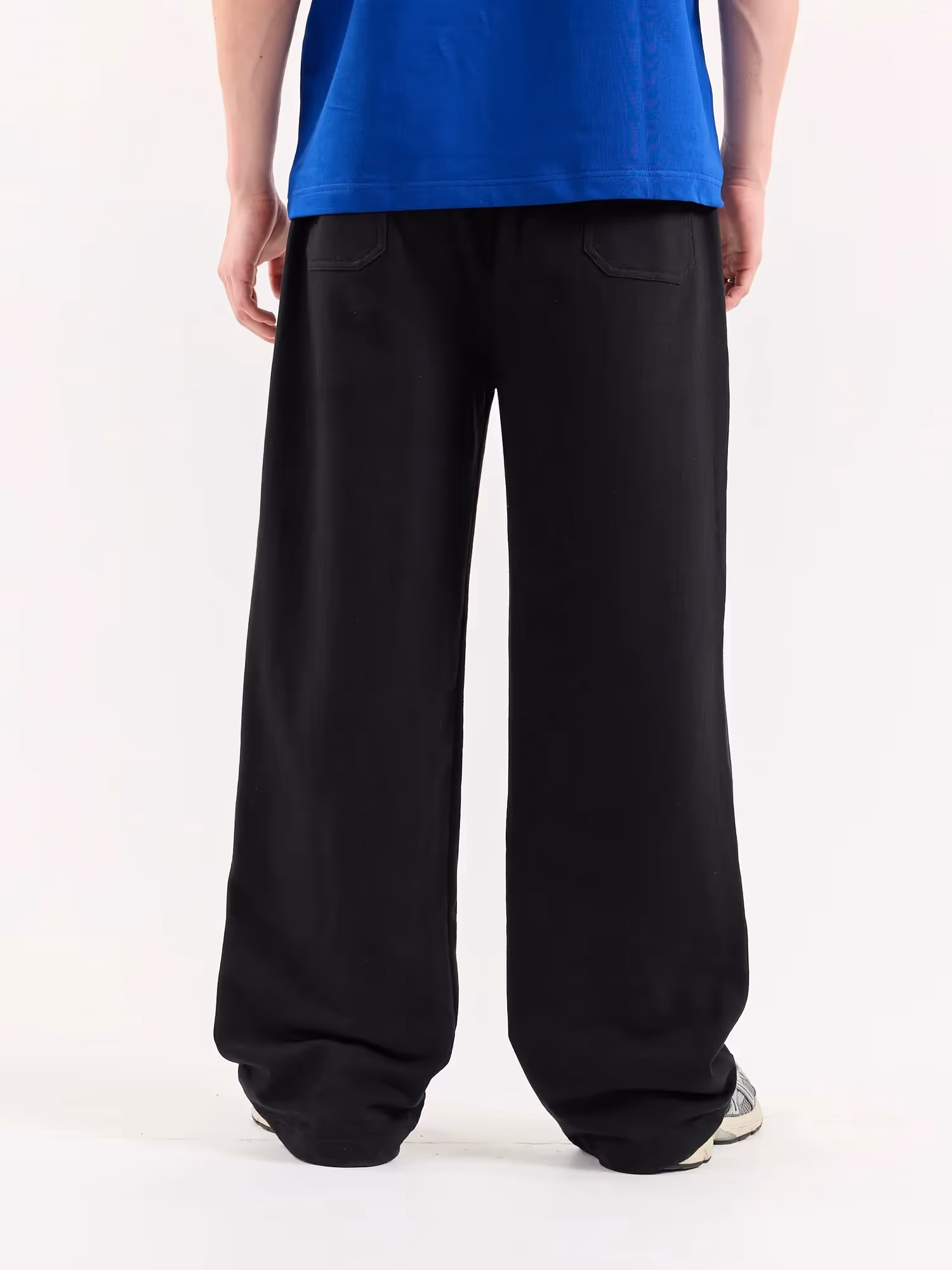 Black Loose Fit Sweatpants image 8