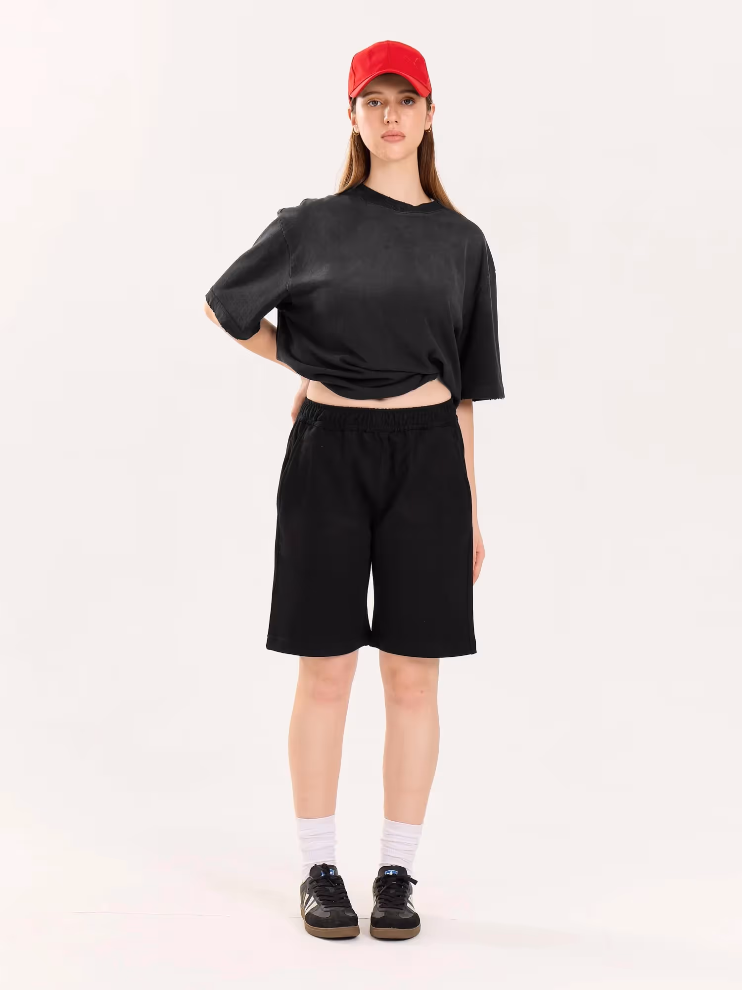 Black Sweatshorts  image 2