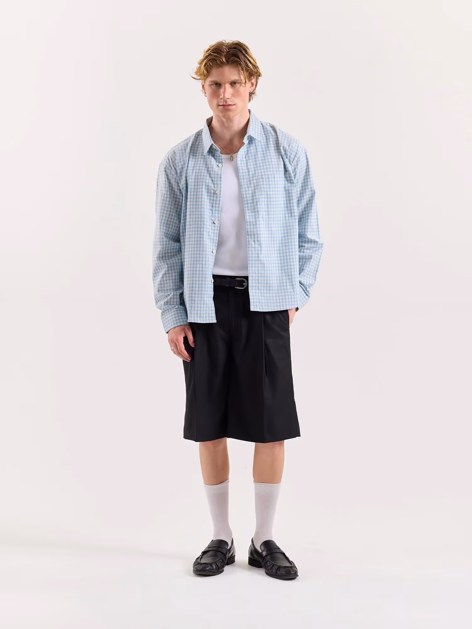 Black Trouser Shorts image 1