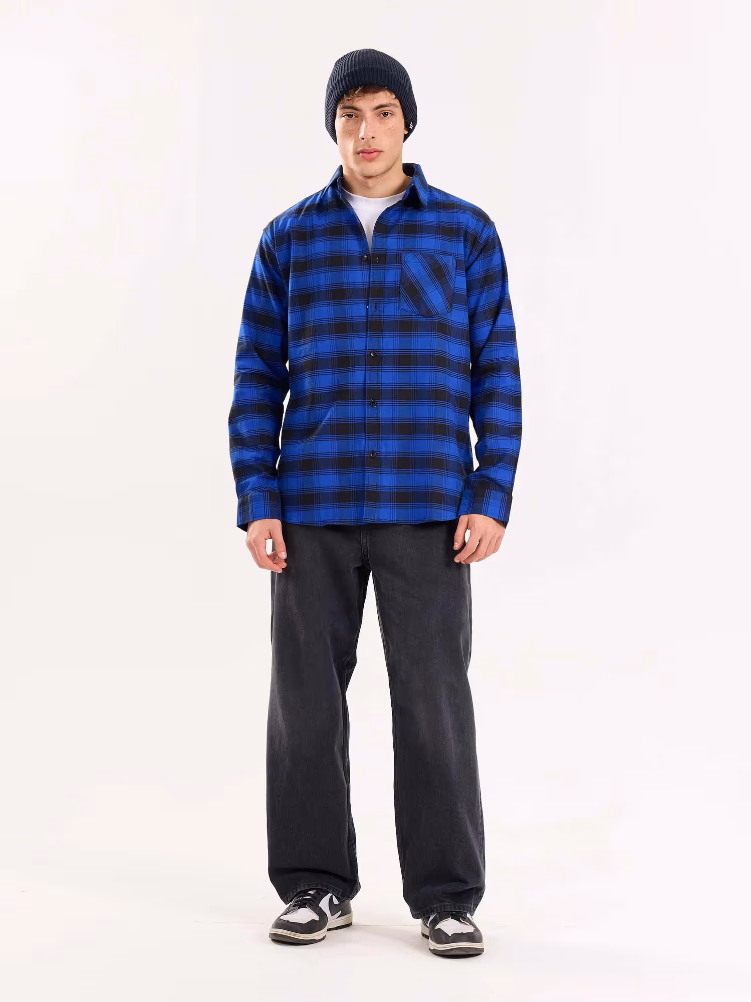 Blue Flannel Overshirt image 1