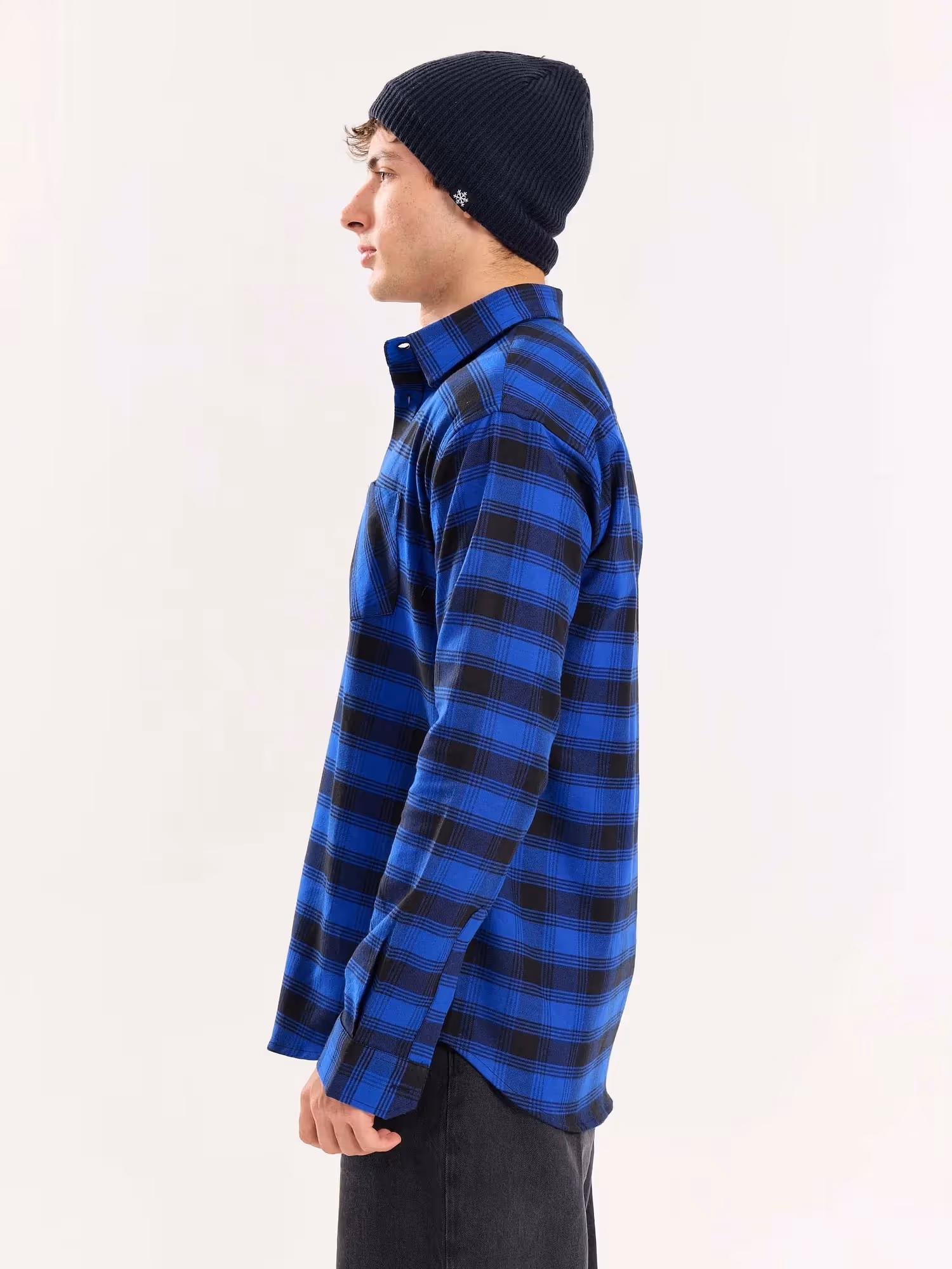 Blue Flannel Overshirt image 7
