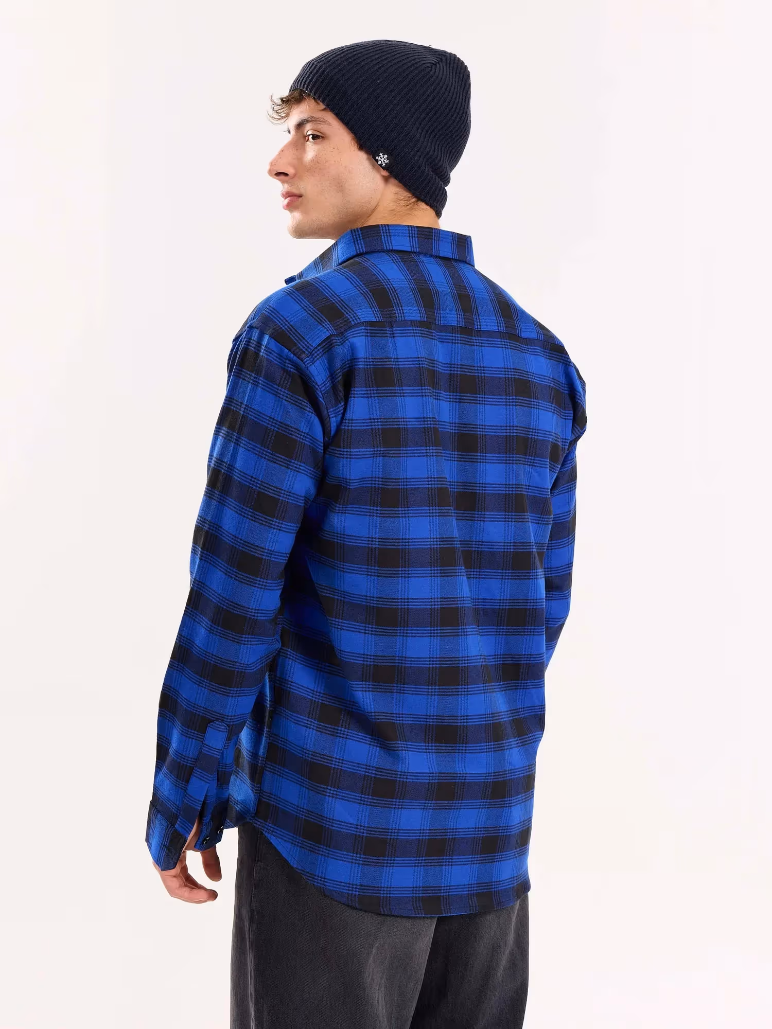 Blue Flannel Overshirt image 8