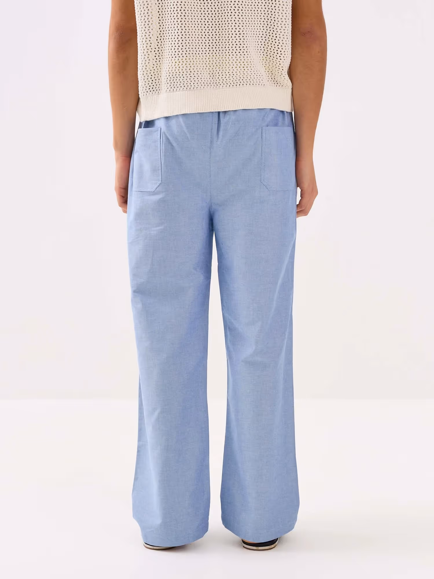 Blue Oxford Pull-on Pants  image 8