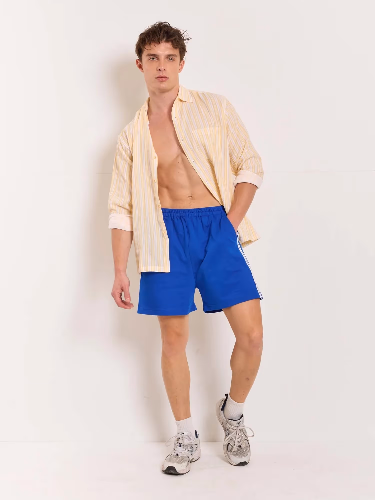 Blue Terry Shorts image 1