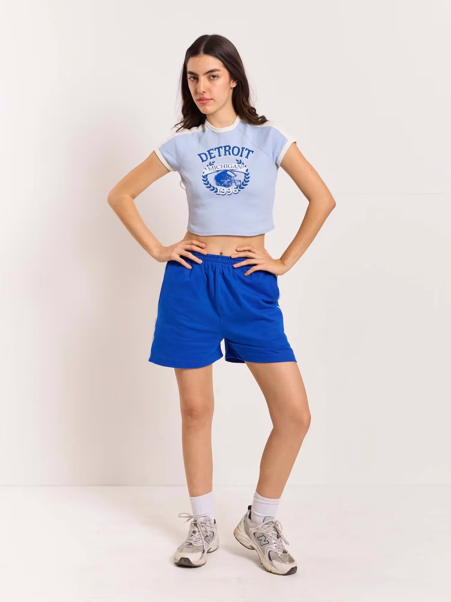 Blue Terry Shorts image 2