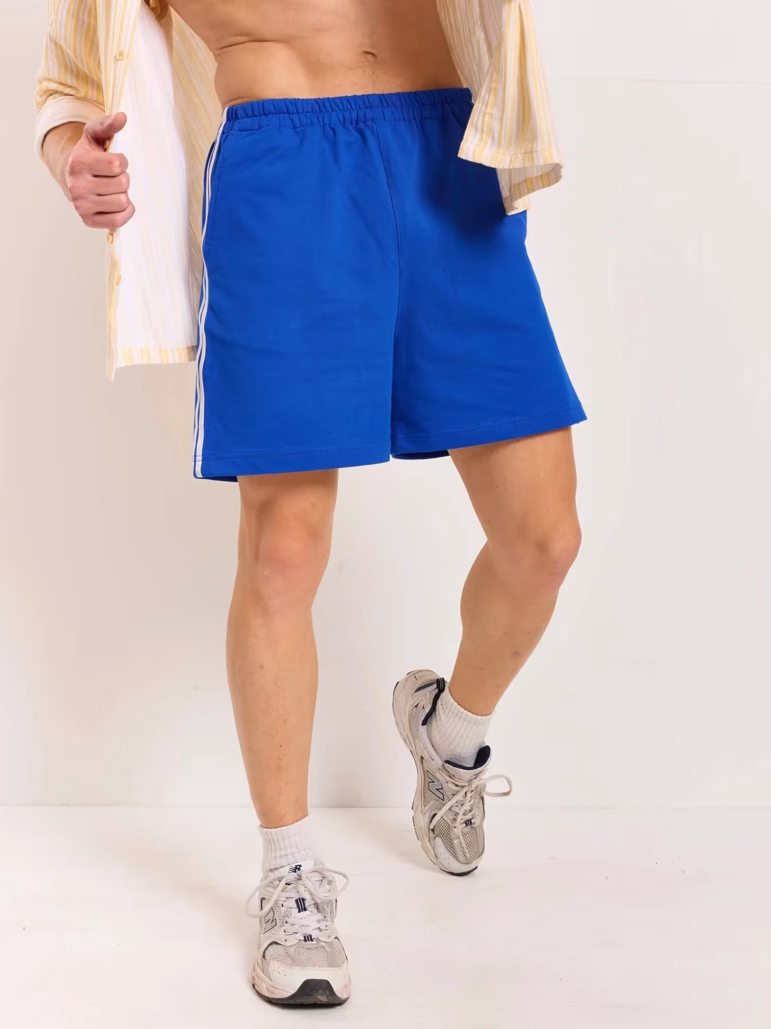 Blue Terry Shorts image 3