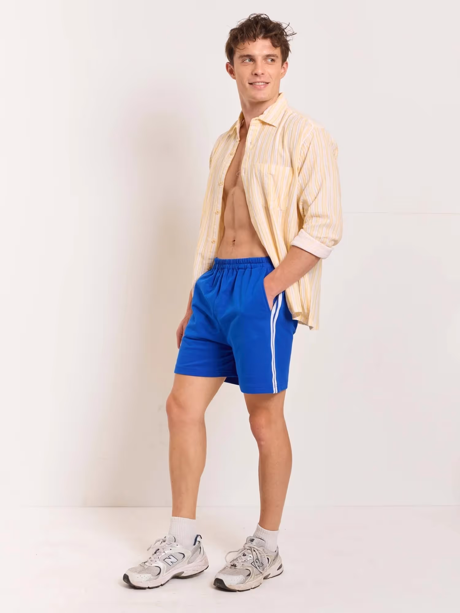 Blue Terry Shorts image 6