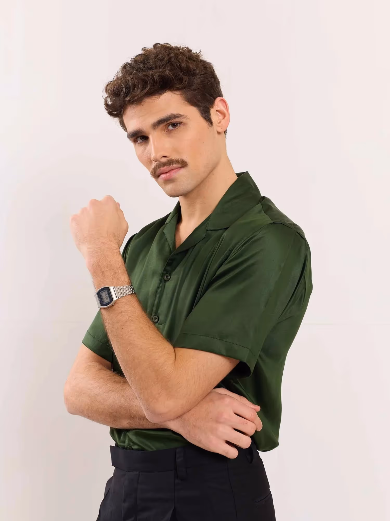 Bottle Green Resort Shirt image 3