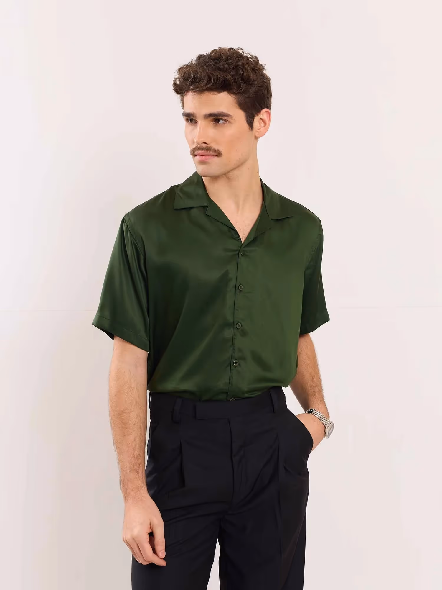 Bottle Green Resort Shirt image 4