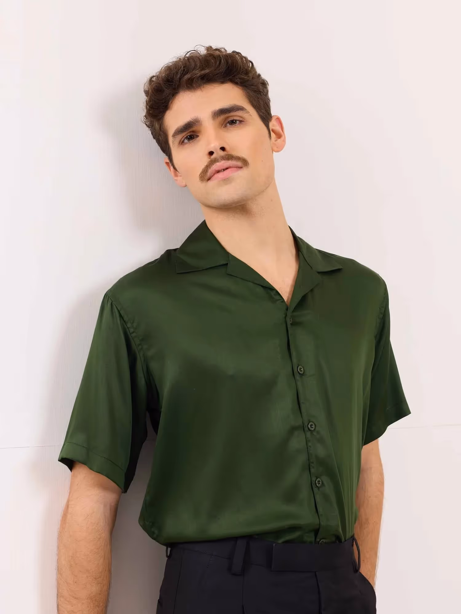 Bottle Green Resort Shirt image 5