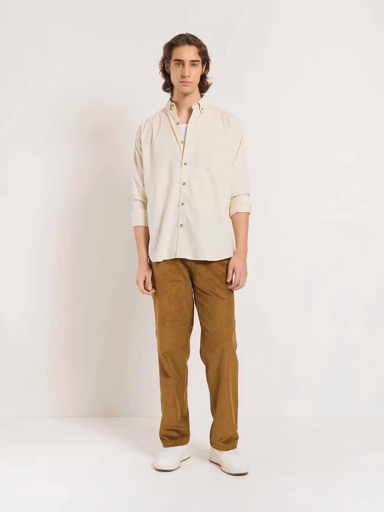 Brown Corduroy Trousers  image 1