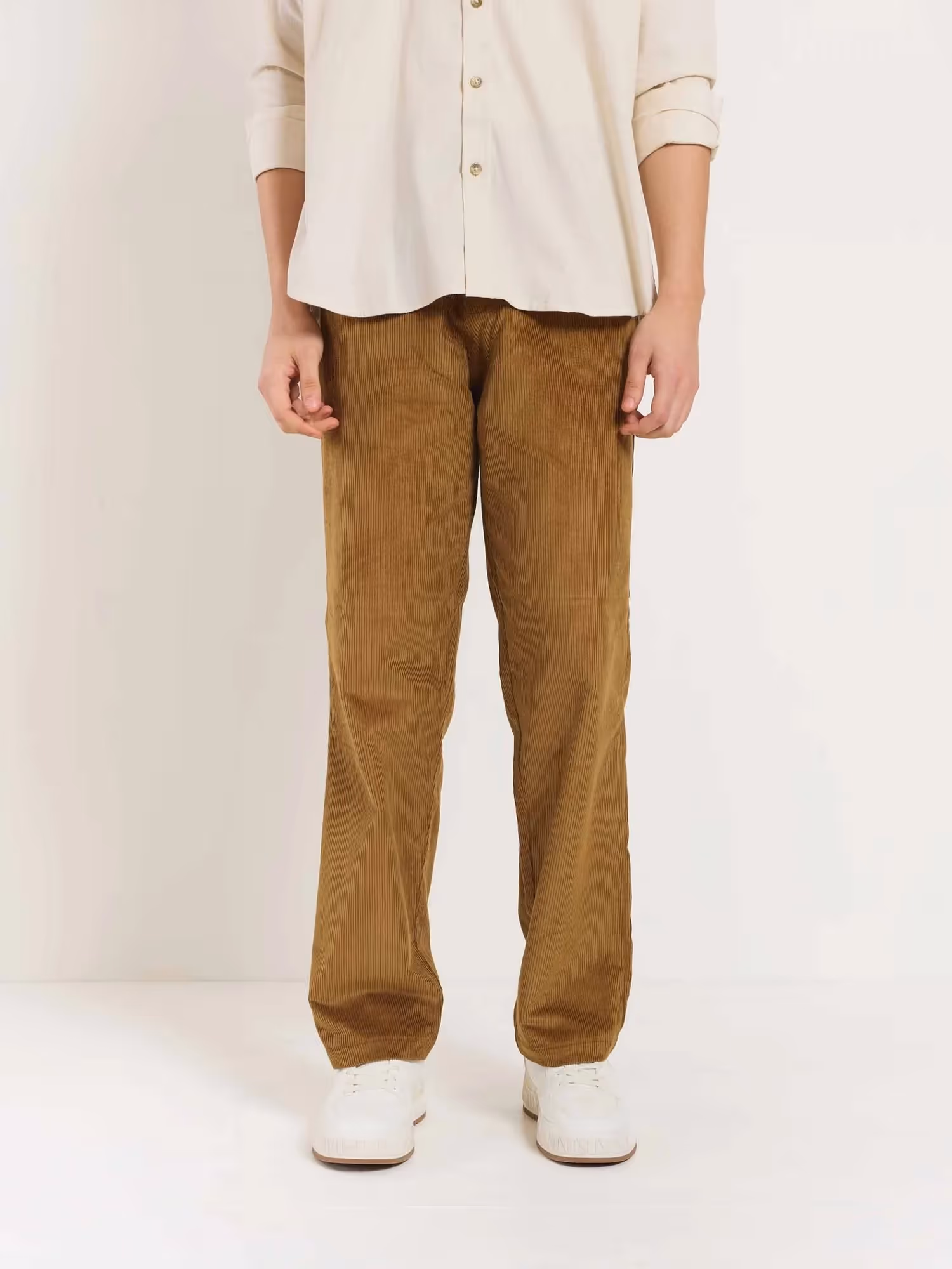 Brown Corduroy Trousers  image 2