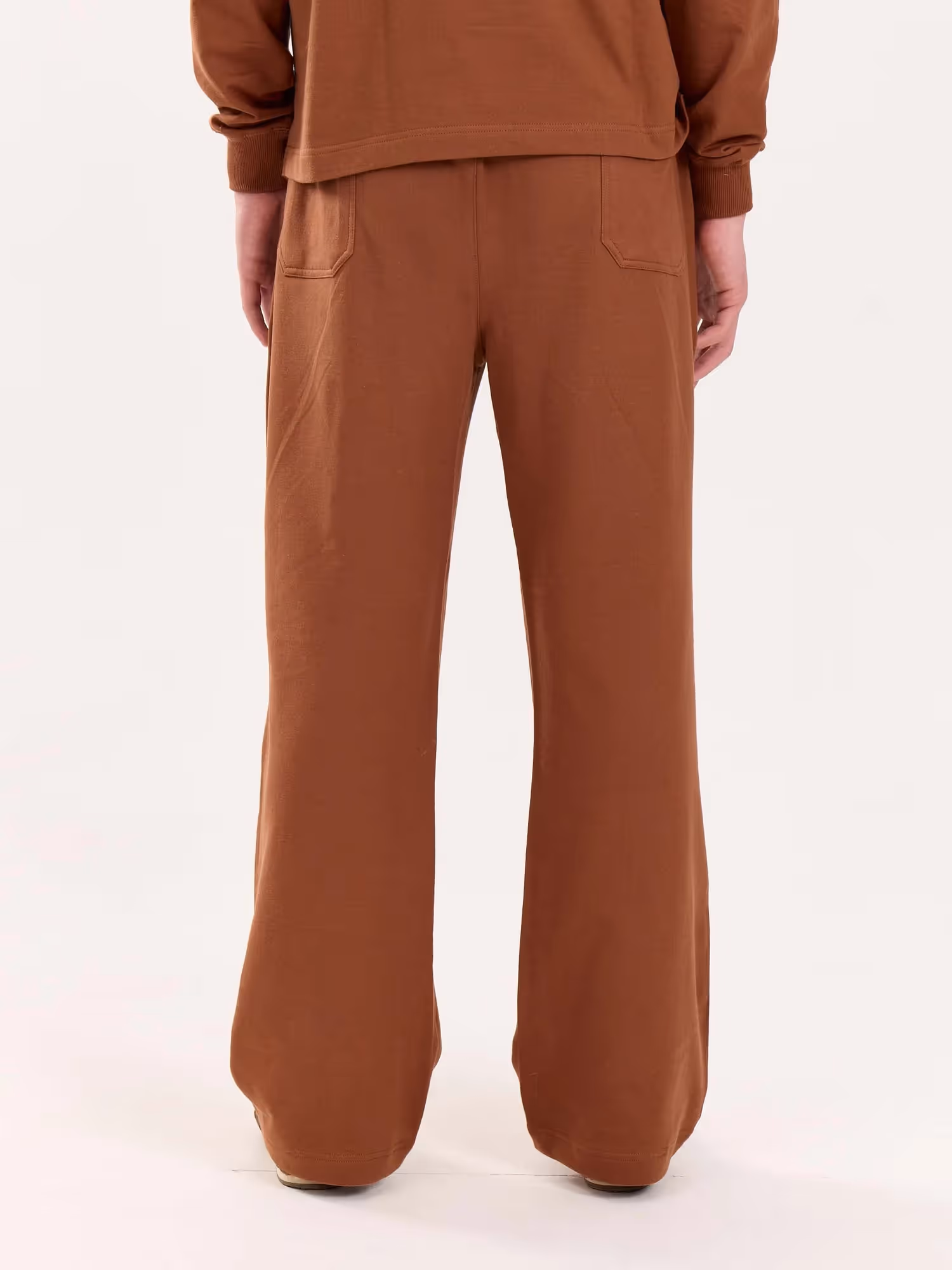 Brown Loose Fit Sweatpants image 8