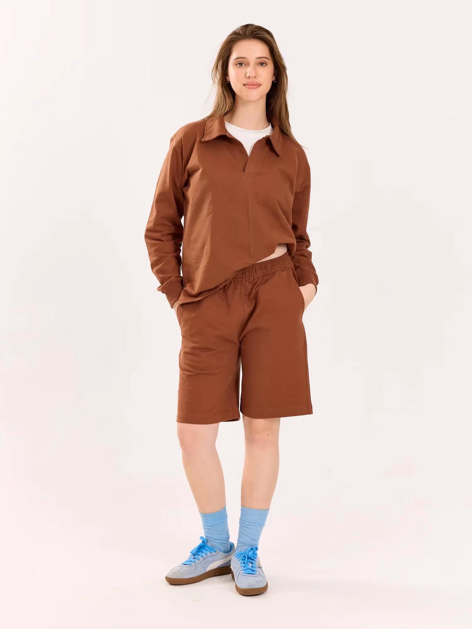 Brown Sweatshorts  image 2