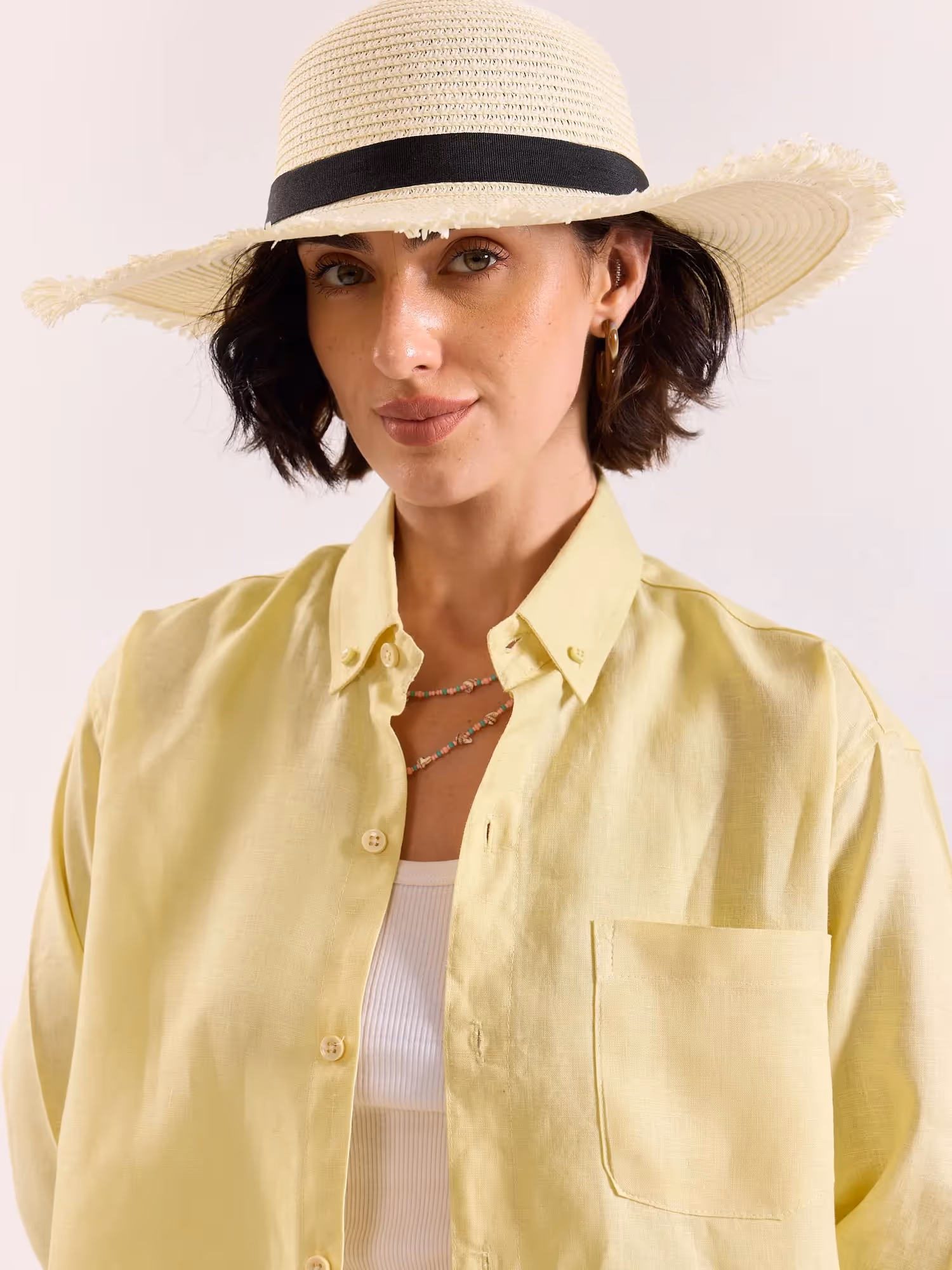 Butter Yellow Irish Linen Shirt image 5
