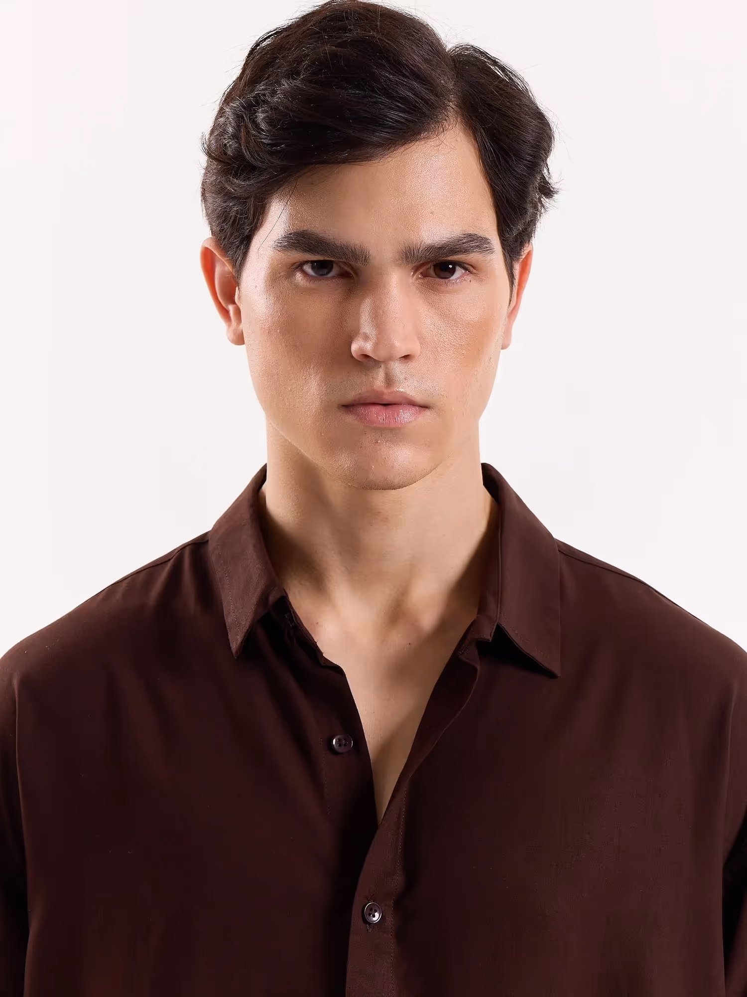 Chocolate Opal Drape Shirt  image 4