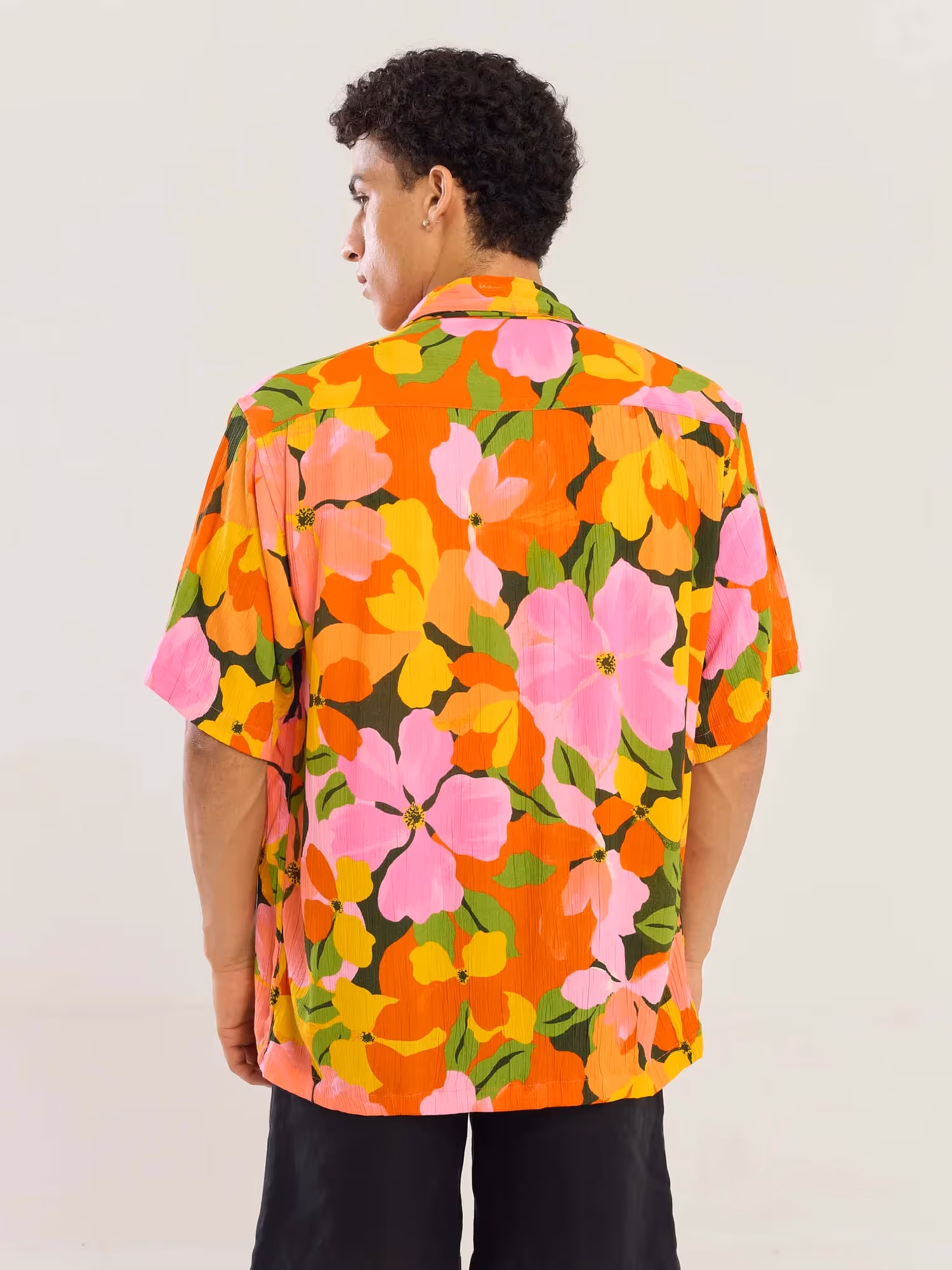 Citrus Bloom Wrinkled Shirt image 8