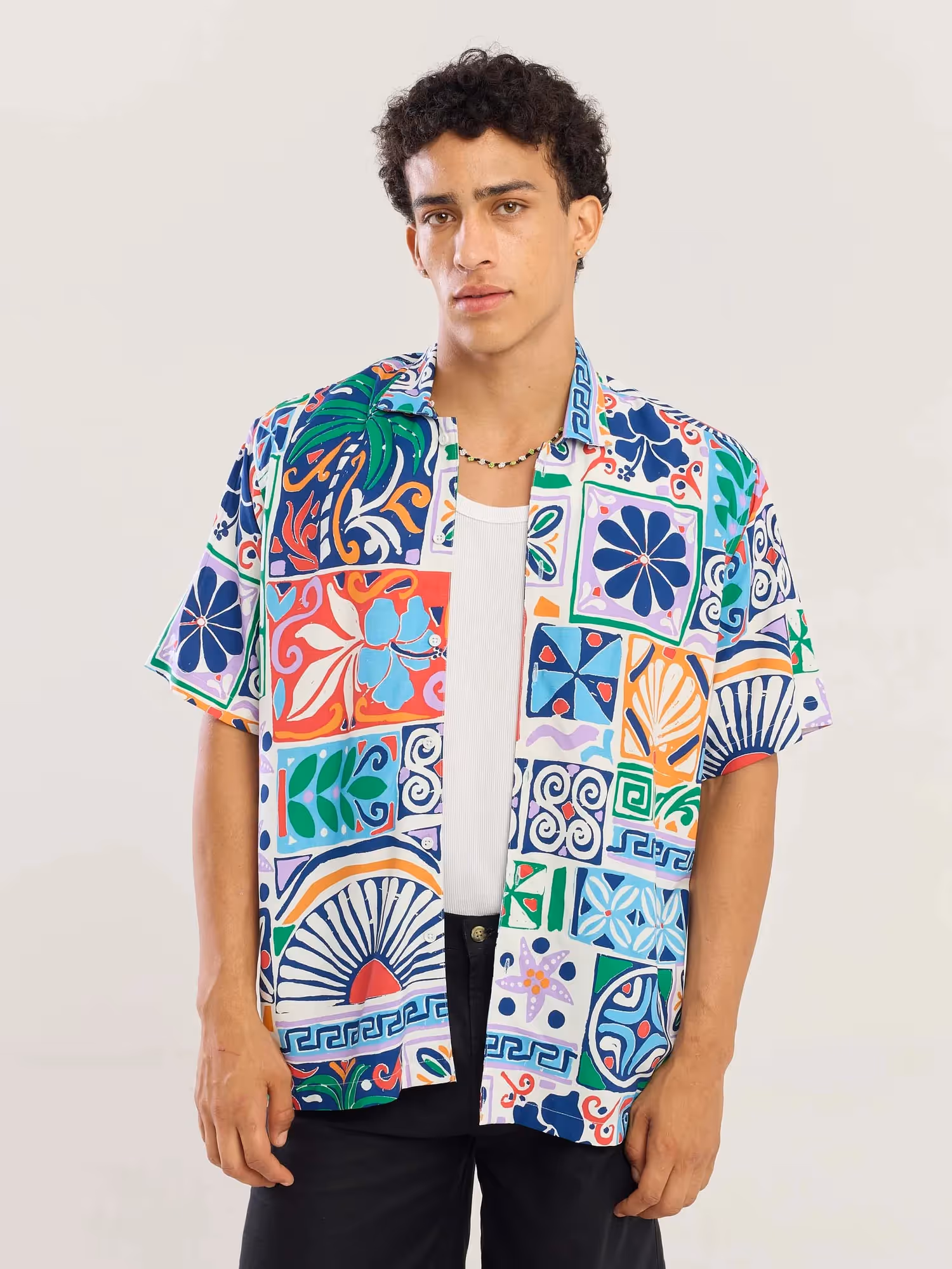 Coastal Tide Printed Shirt image 3