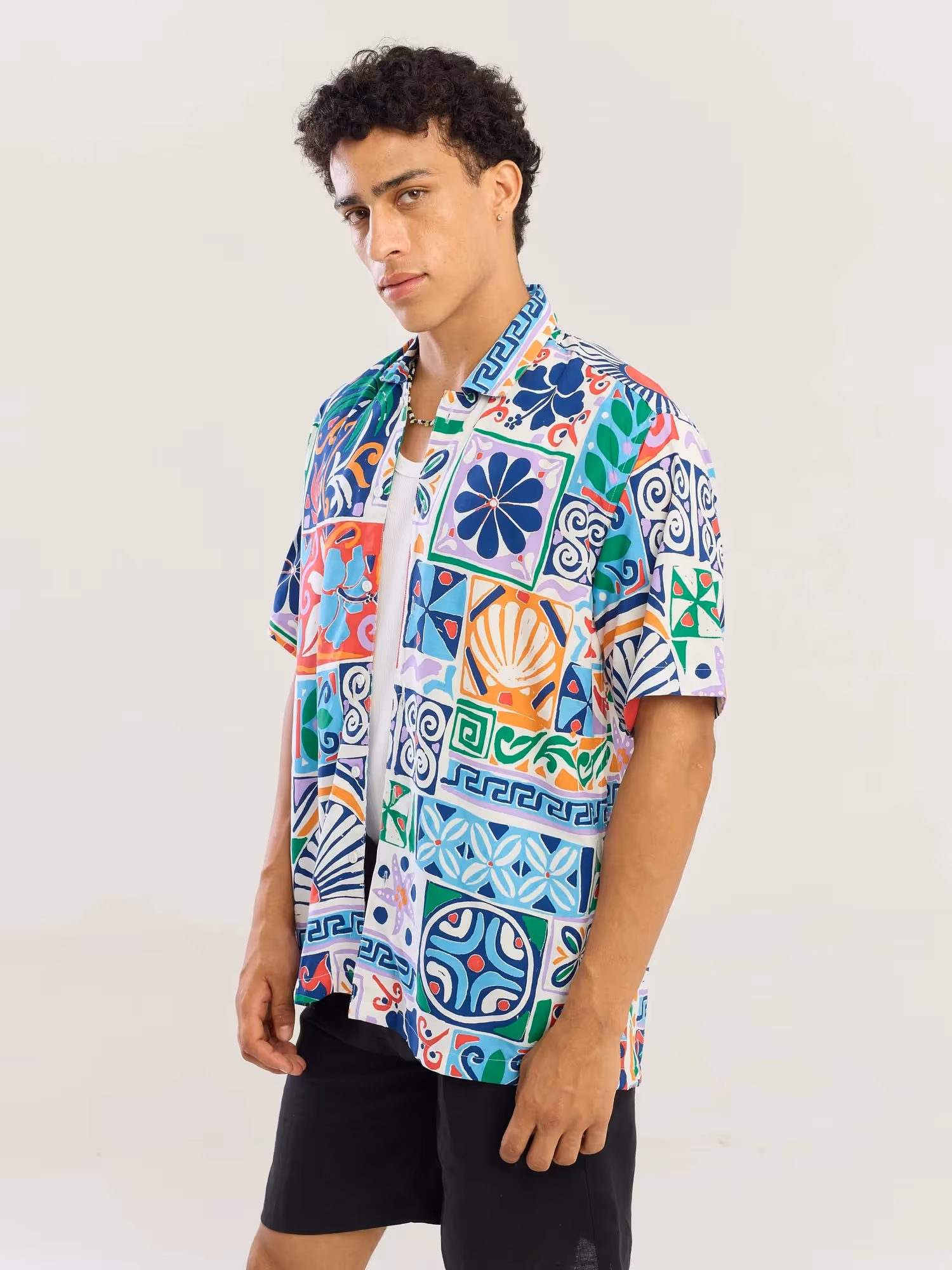 Coastal Tide Printed Shirt image 5