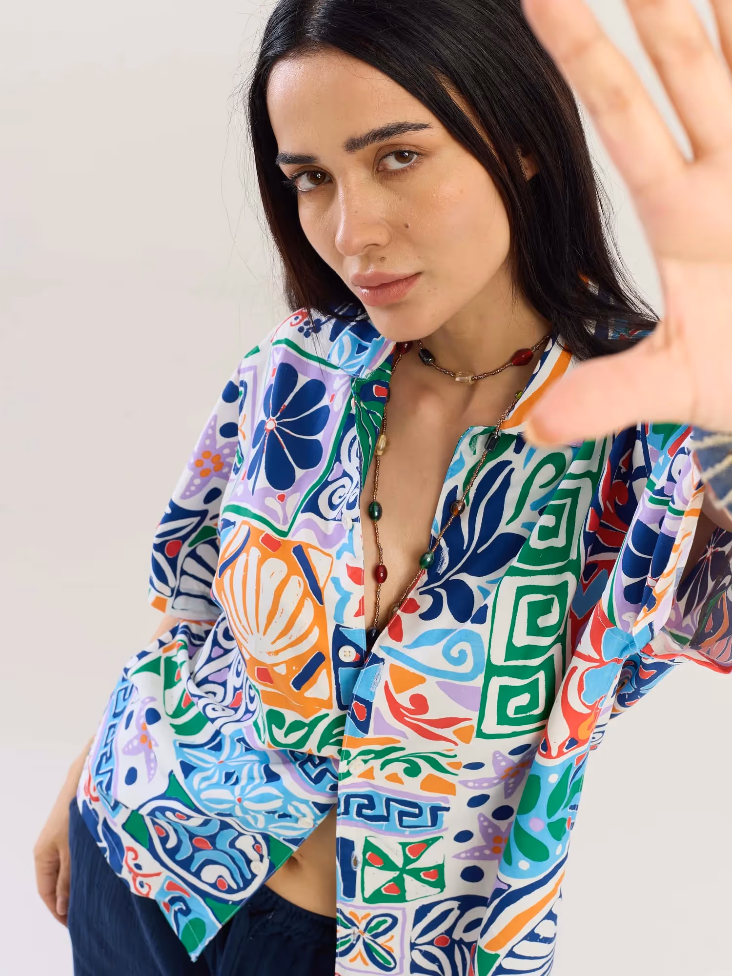 Coastal Tide Printed Shirt image 7