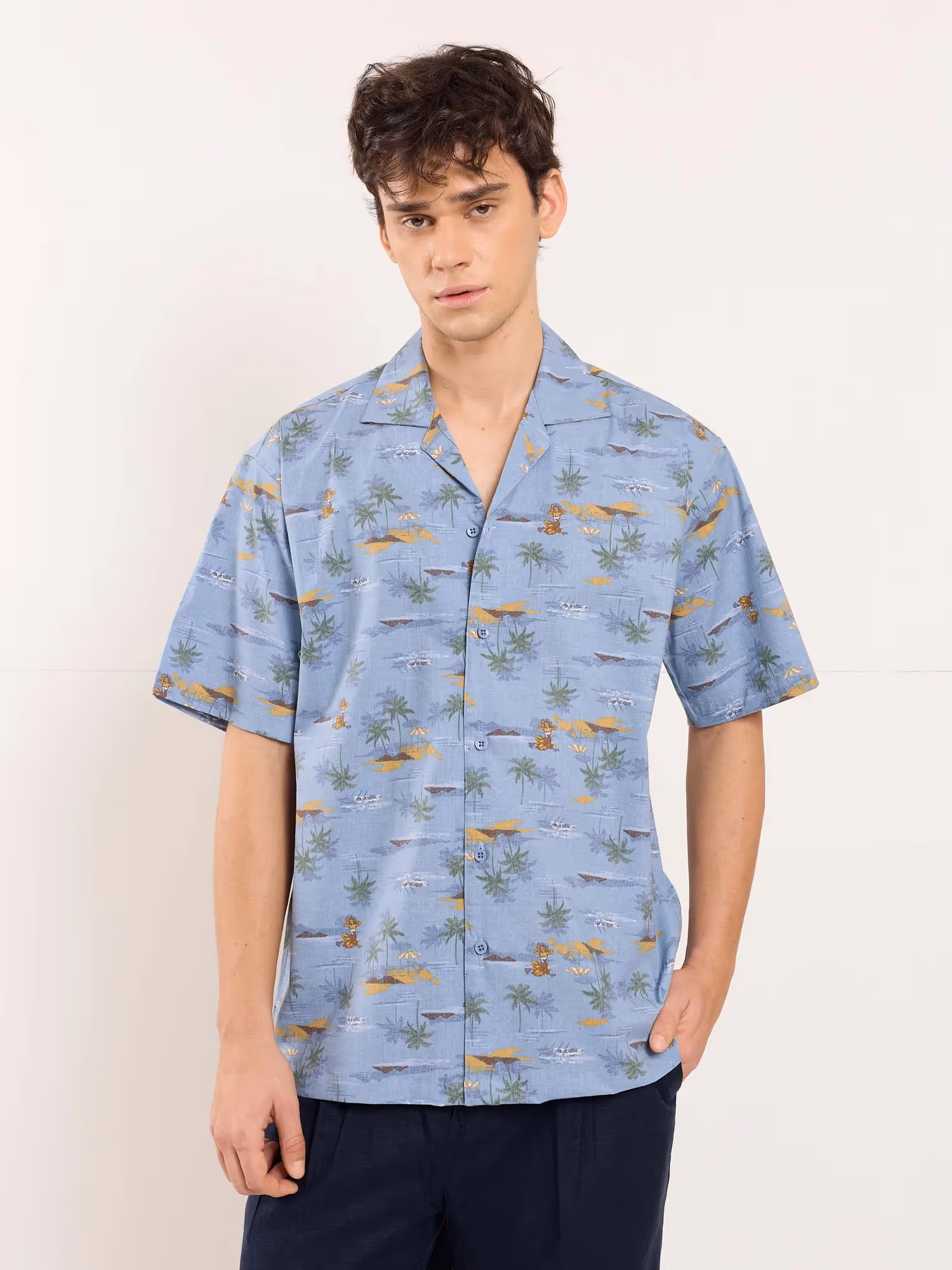 Coastline Chambray Printed Shirt image 1