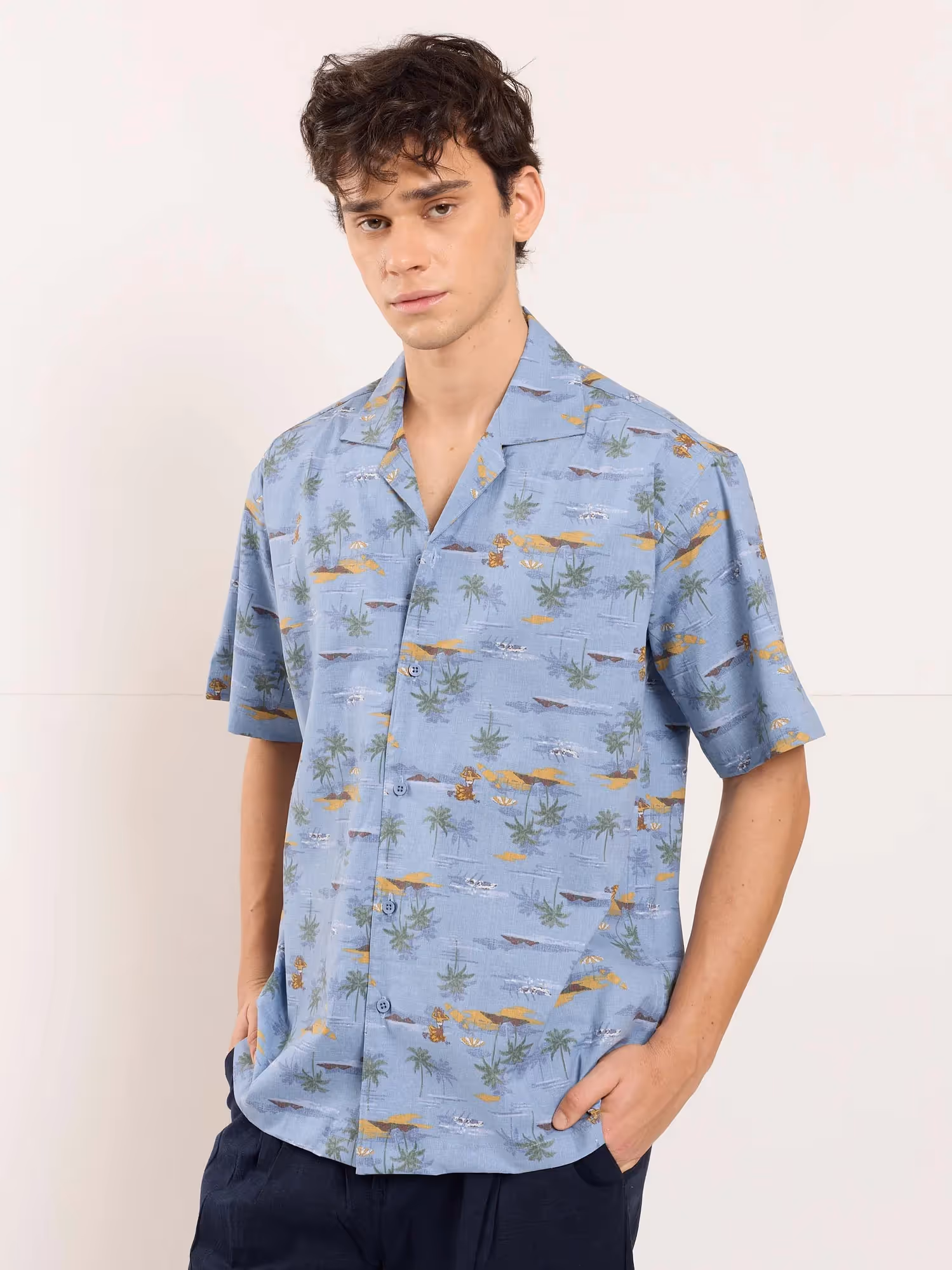 Coastline Chambray Printed Shirt  image 4
