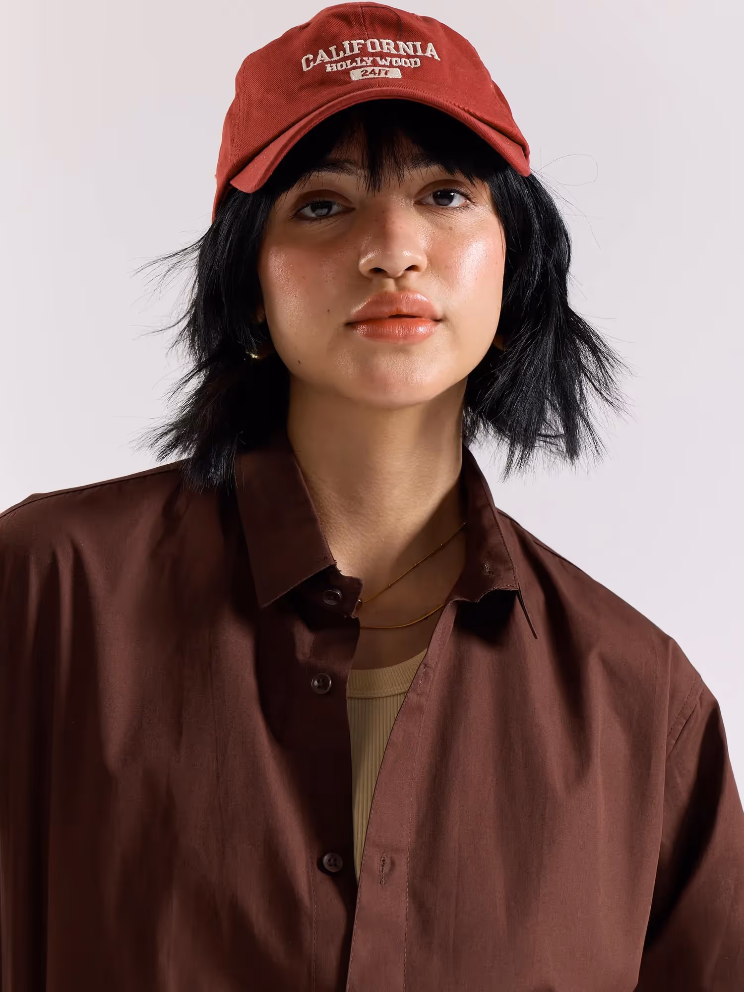 Coffee Brown Poplin Shirt image 8
