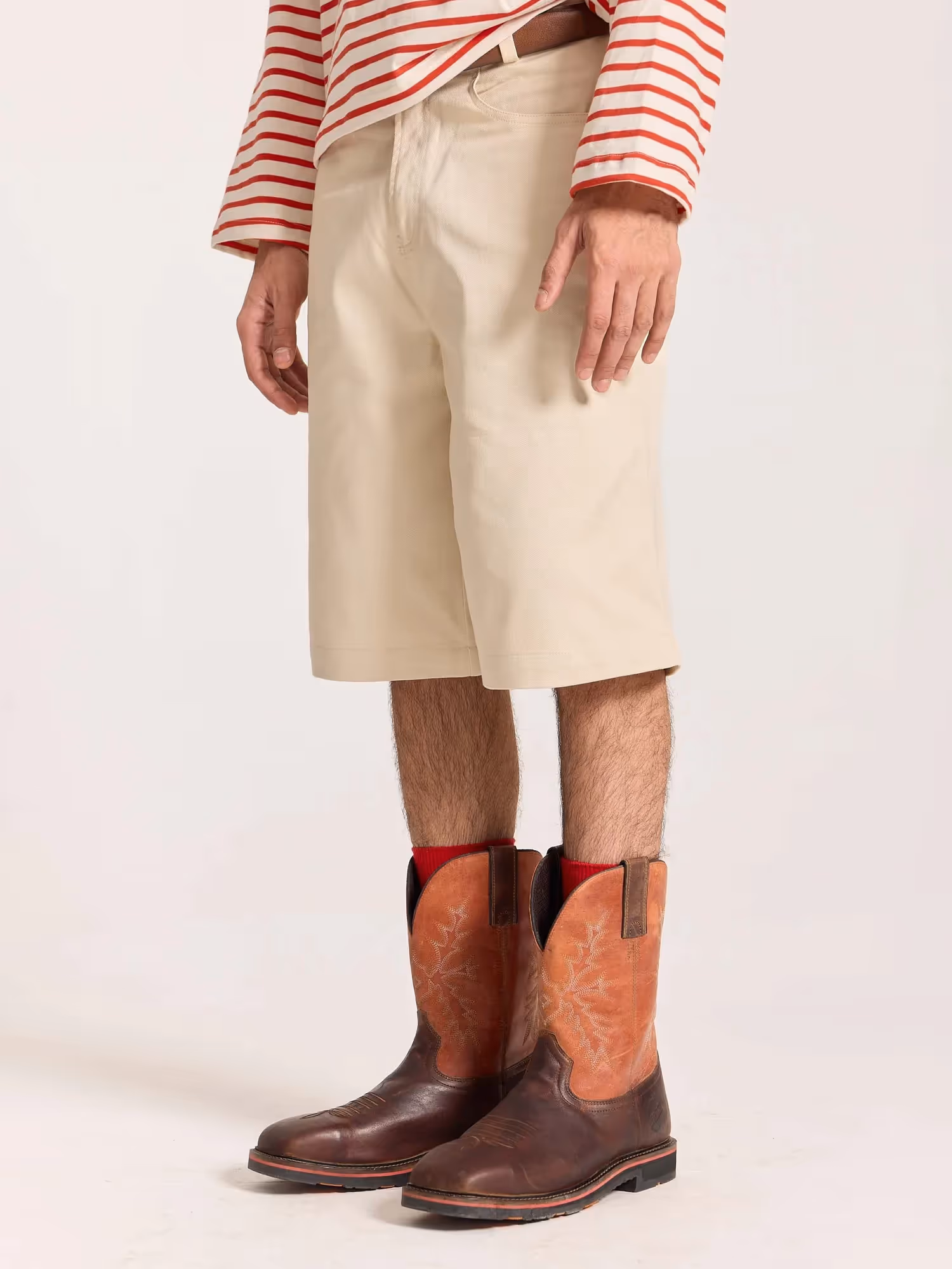 Cream Jorts image 6