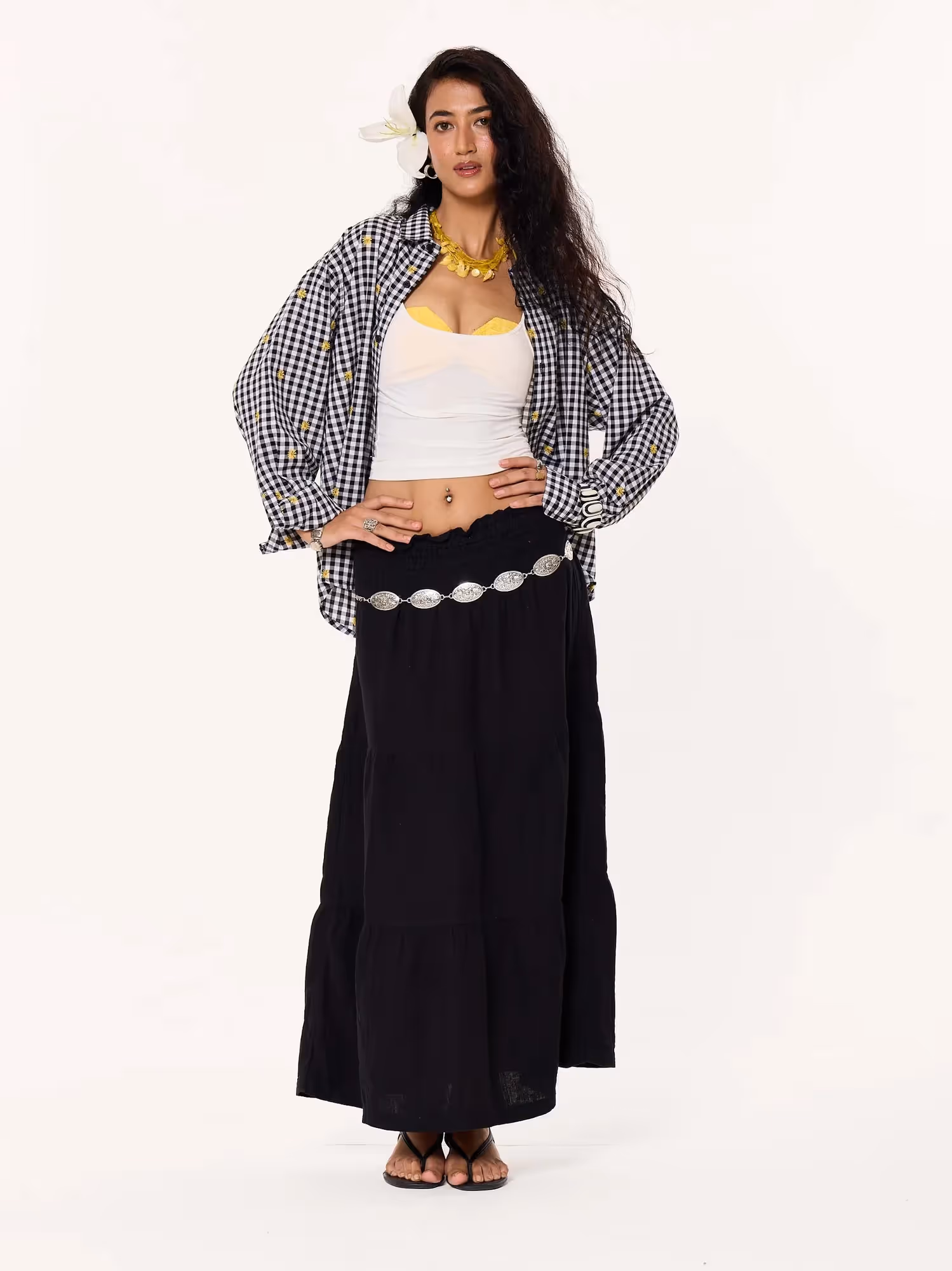 Daisy Checkered Printed Shirt  image 2