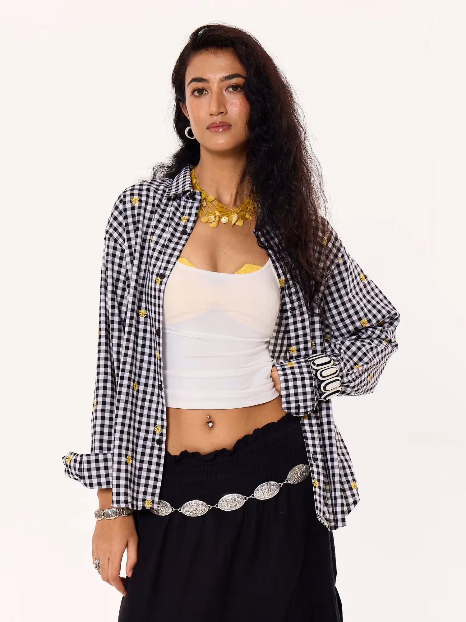 Daisy Checkered Printed Shirt  image 4