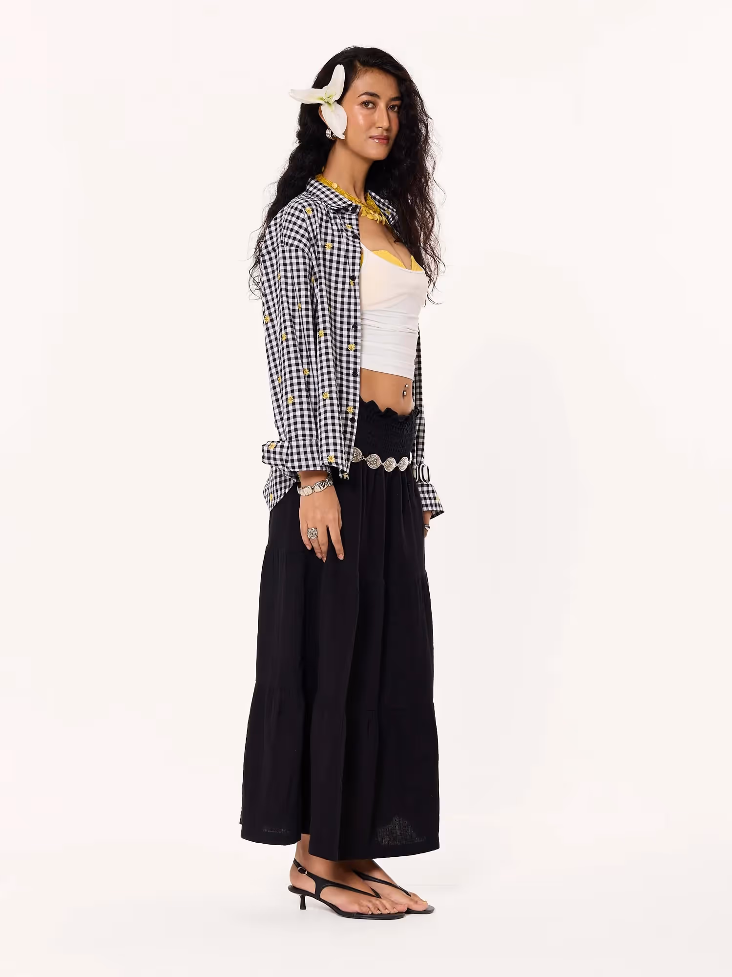 Daisy Checkered Printed Shirt  image 6