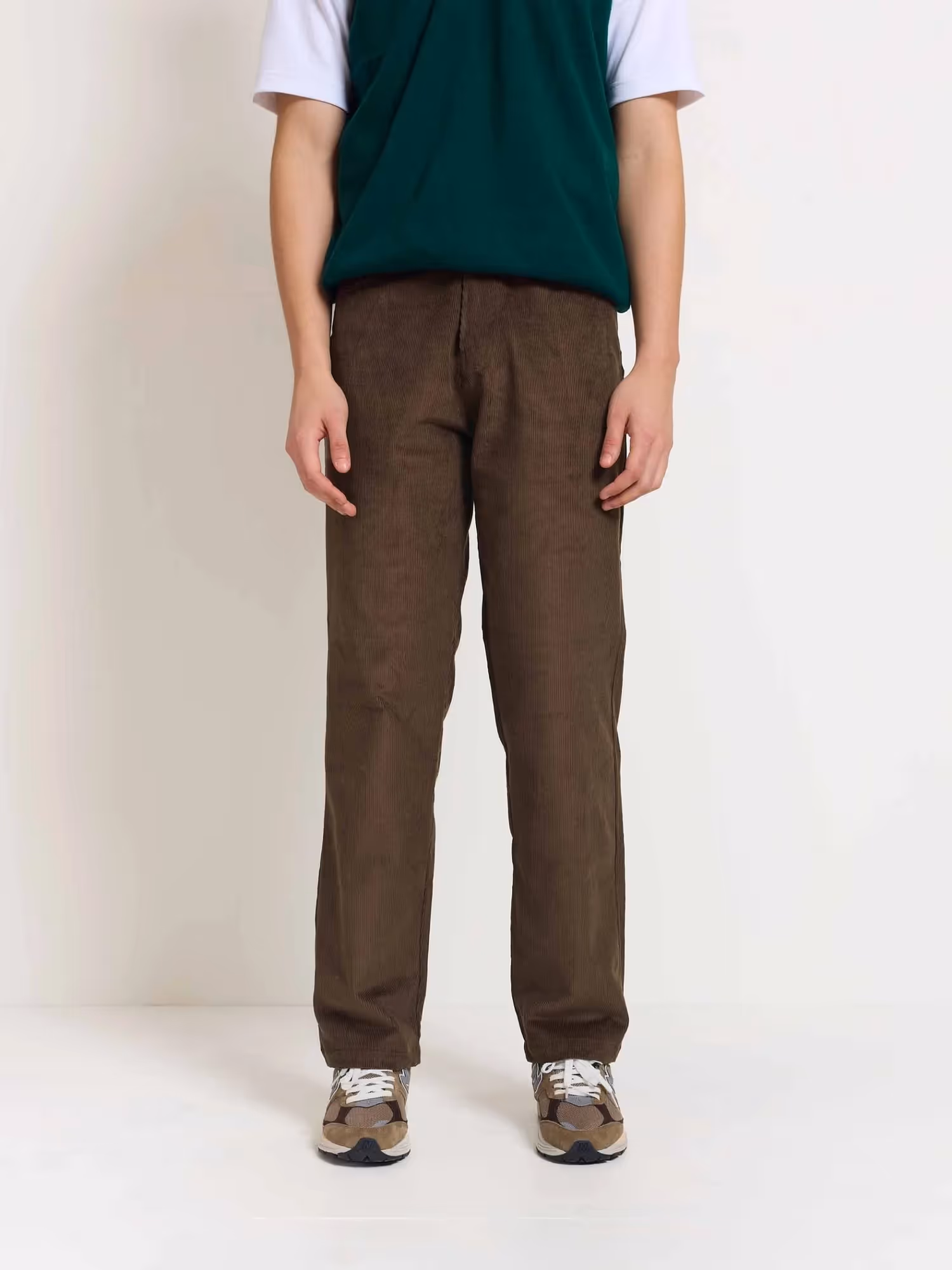 Dark Brown Corduroy Trousers image 2