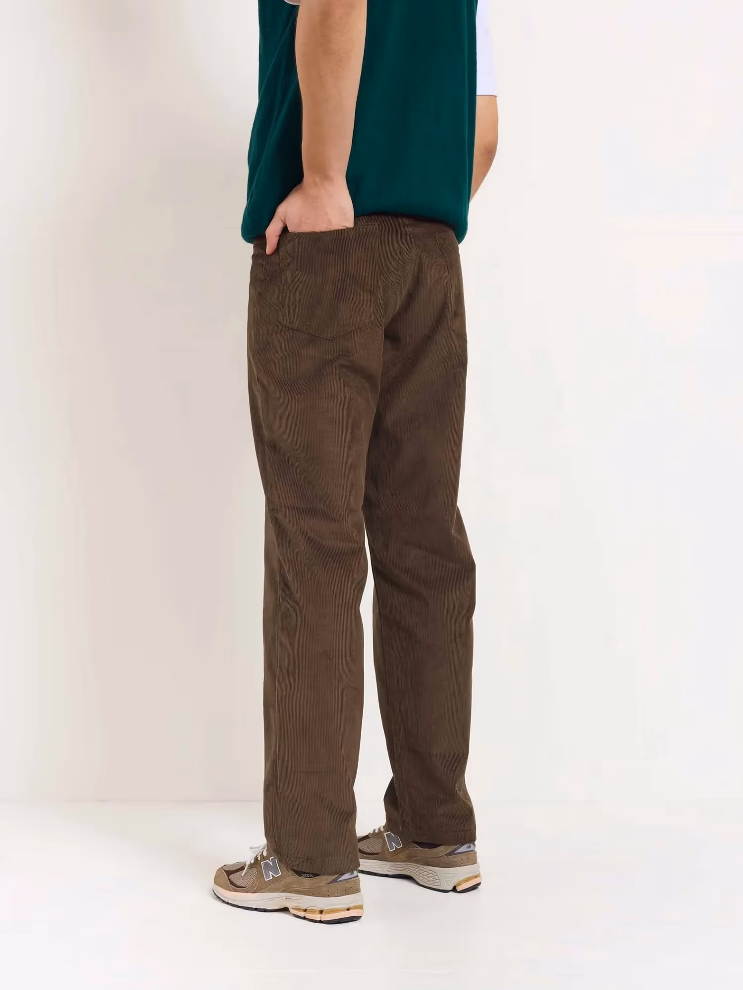 Dark Brown Corduroy Trousers image 6
