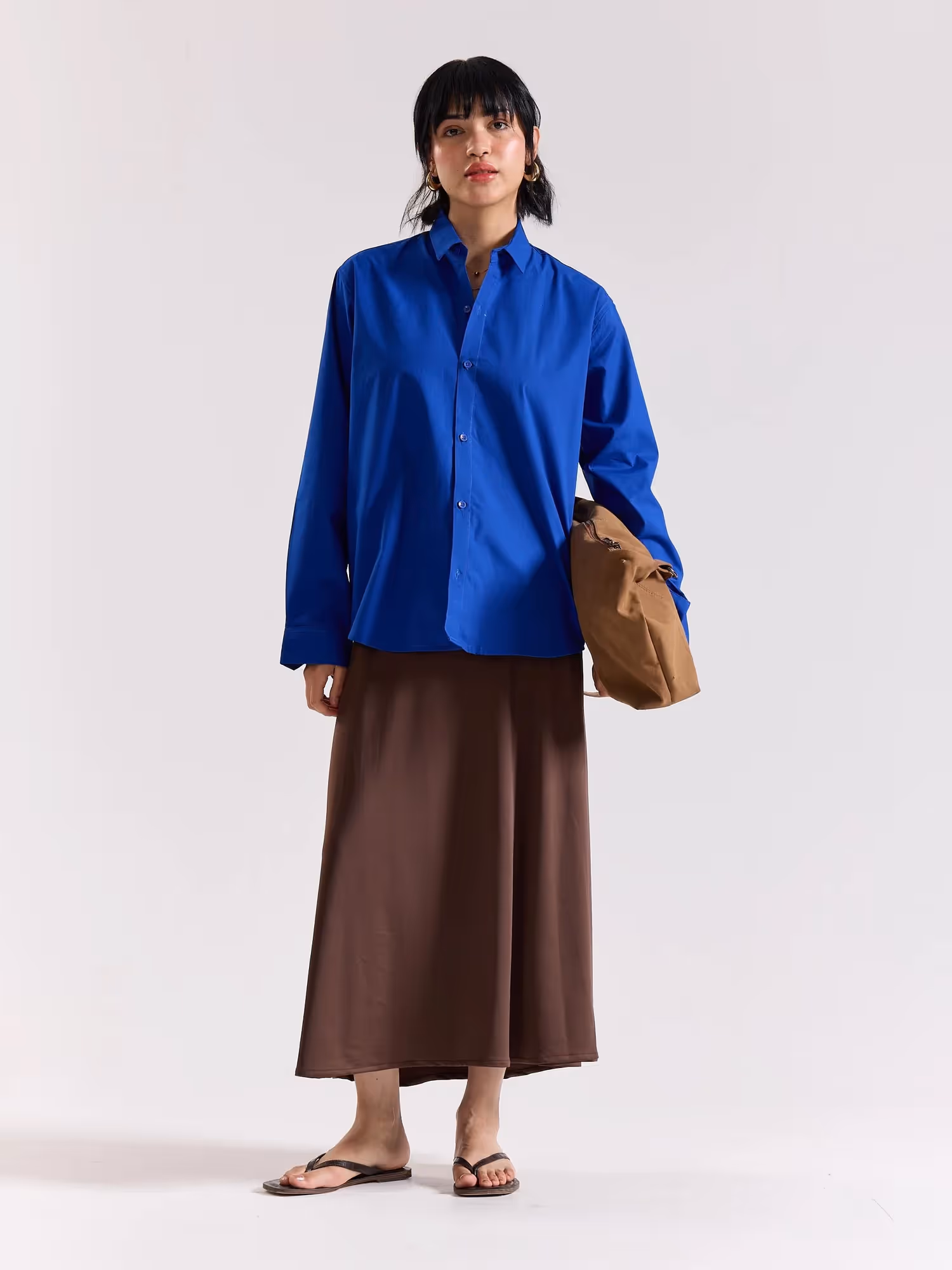 Electric Blue Poplin Shirt image 2