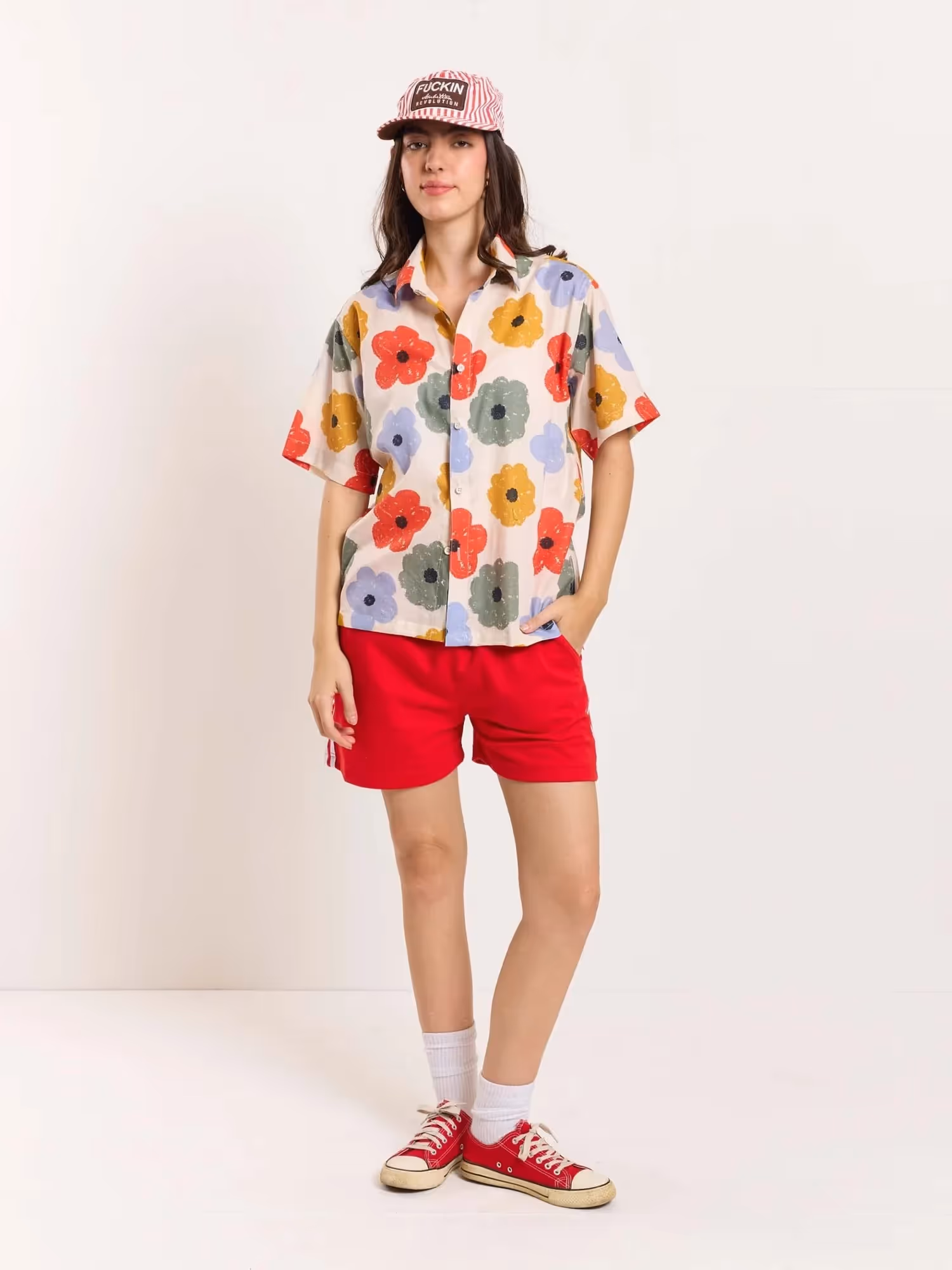 Floral Bloom Cropped Shirt image 2